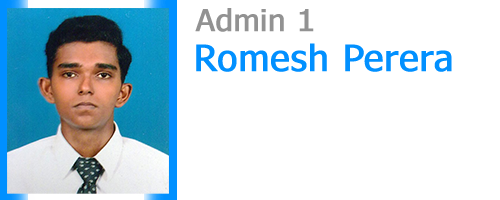 Admin Romesh Perera