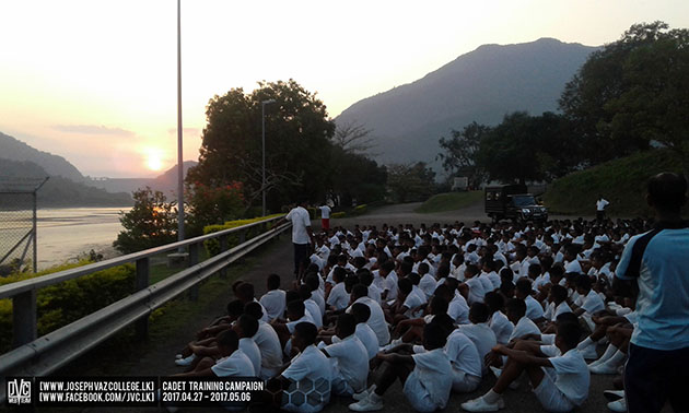 Cadet Training Campaign - St. Joseph Vaz College - Wennappuwa - Sri Lanka