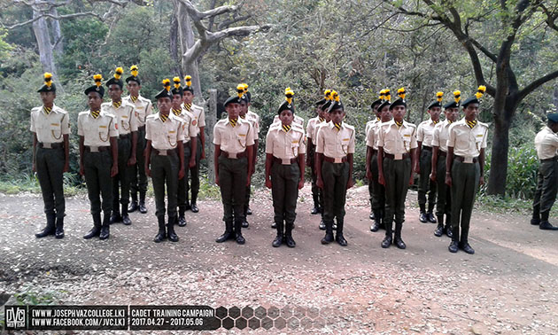 Cadet Training Campaign - St. Joseph Vaz College - Wennappuwa - Sri Lanka
