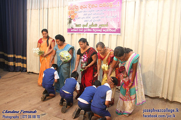 Teachers Day - 2015 - Primary College  - St.Joseph Vaz College