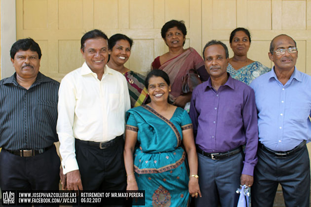 Retirement Of Mr Maxi Perara - St. Joseph Vaz College - Wennappuwa - Sri Lanka