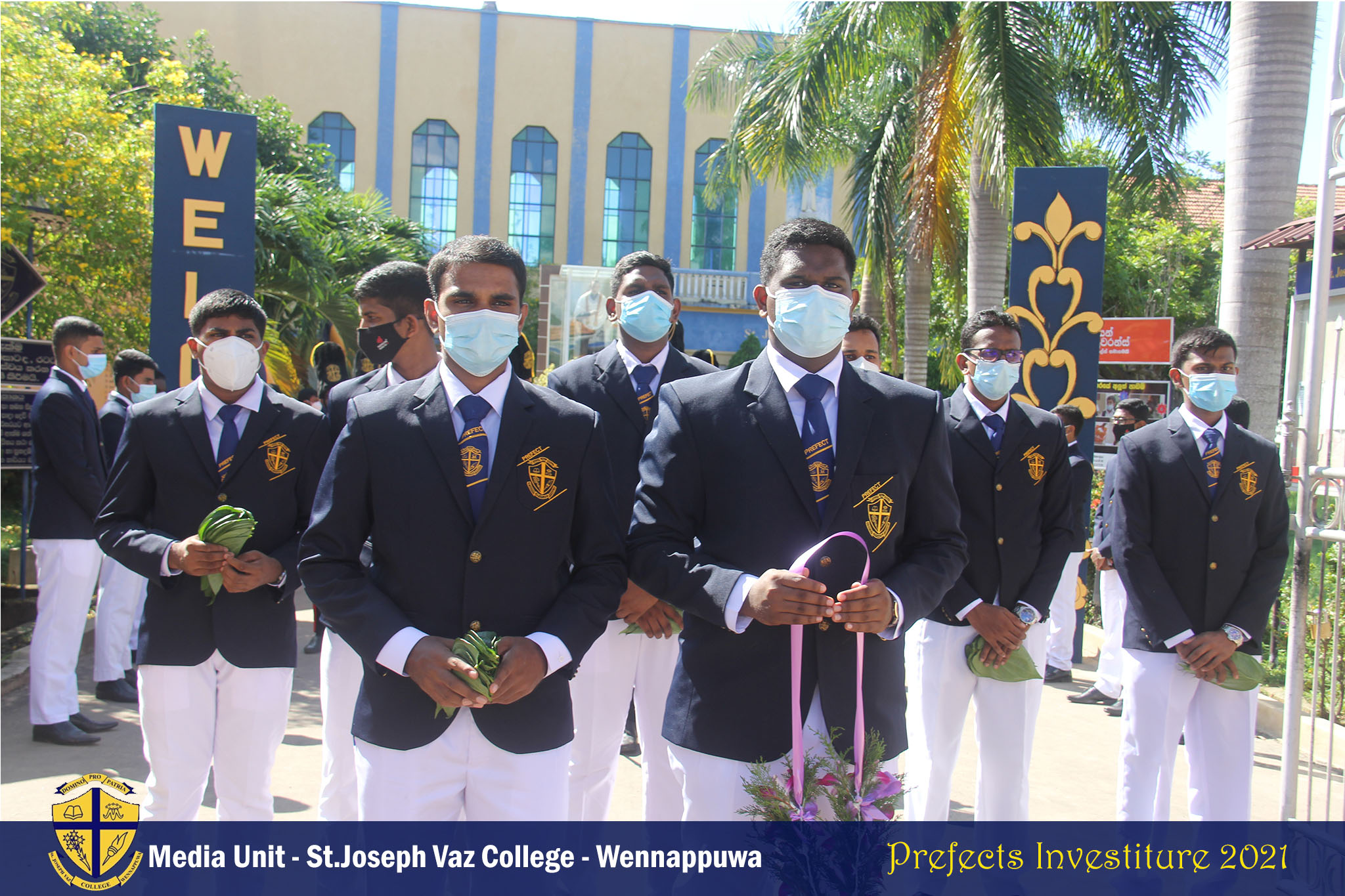 Prefects' Investiture - 2021 - St. Joseph Vaz College - Wennappuwa - Sri Lanka