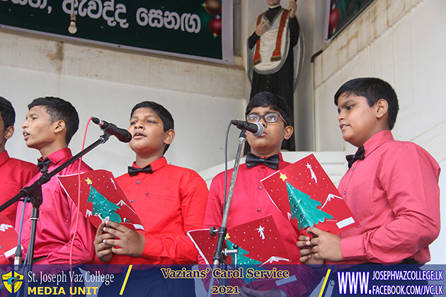 Christmas Carol 2021 - St. Joseph Vaz College - Wennappuwa - Sri Lanka