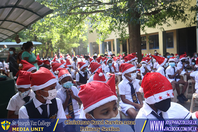 Christmas Carol 2021 - Primary Section - St. Joseph Vaz College - Wennappuwa - Sri Lanka