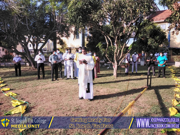 St. Joseph Vaz's Feast - 2022 - Hoisting Of The Flagstaff - St. Joseph Vaz College - Wennappuwa - Sri Lanka
