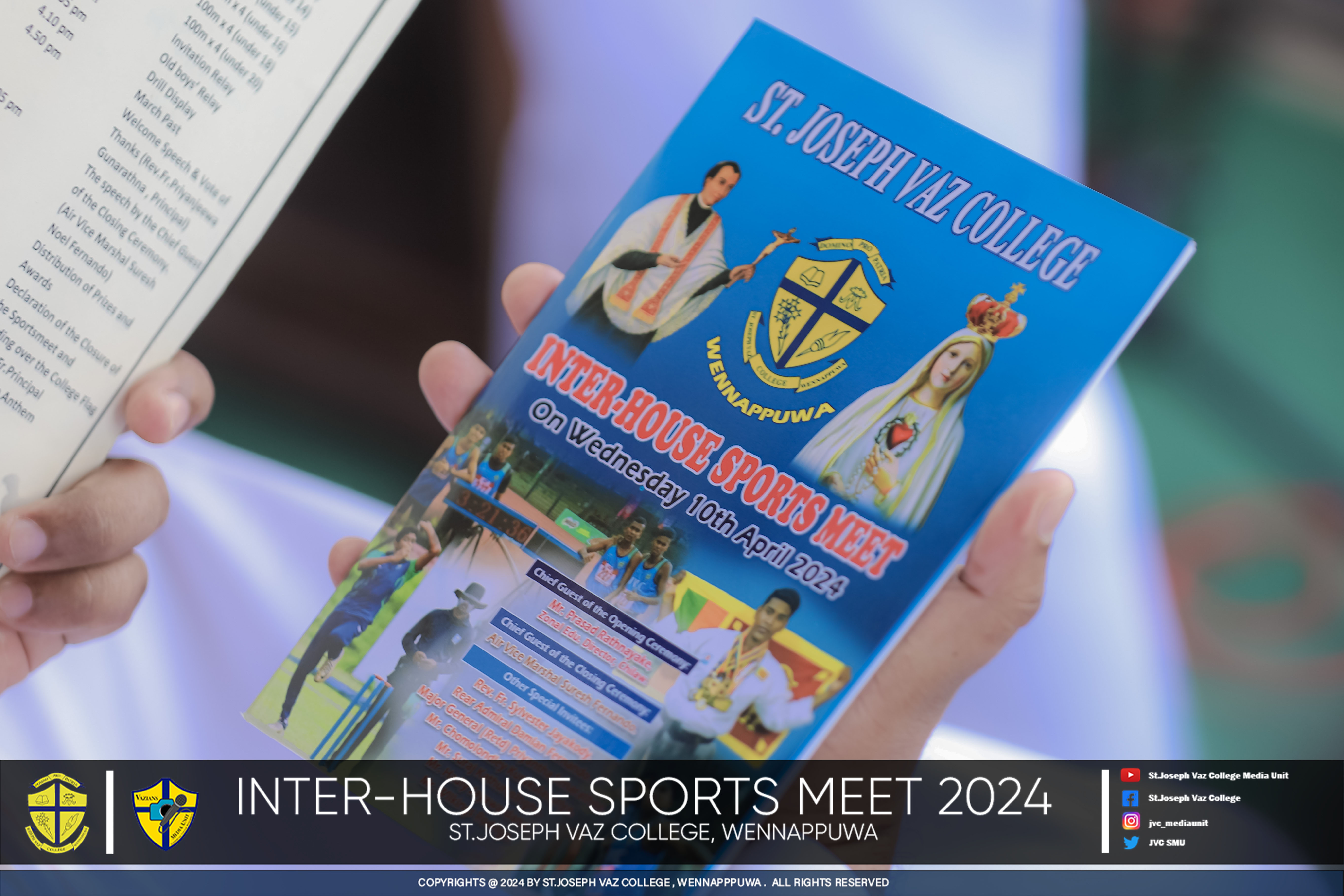 Inter House Sports Meet 2024 - St. Joseph Vaz College - Wennappuwa - Sri Lanka