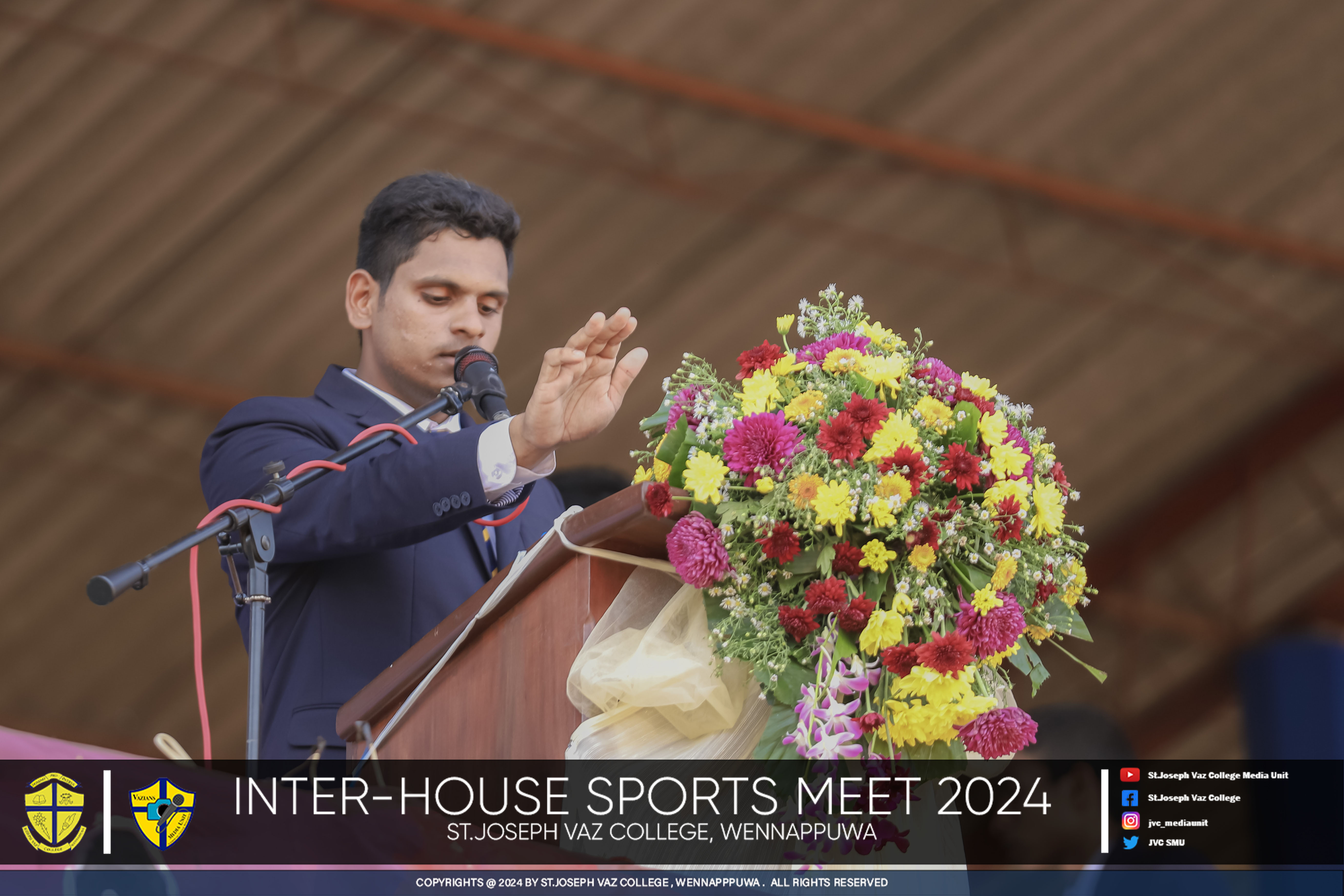 Inter House Sports Meet 2024 - St. Joseph Vaz College - Wennappuwa - Sri Lanka