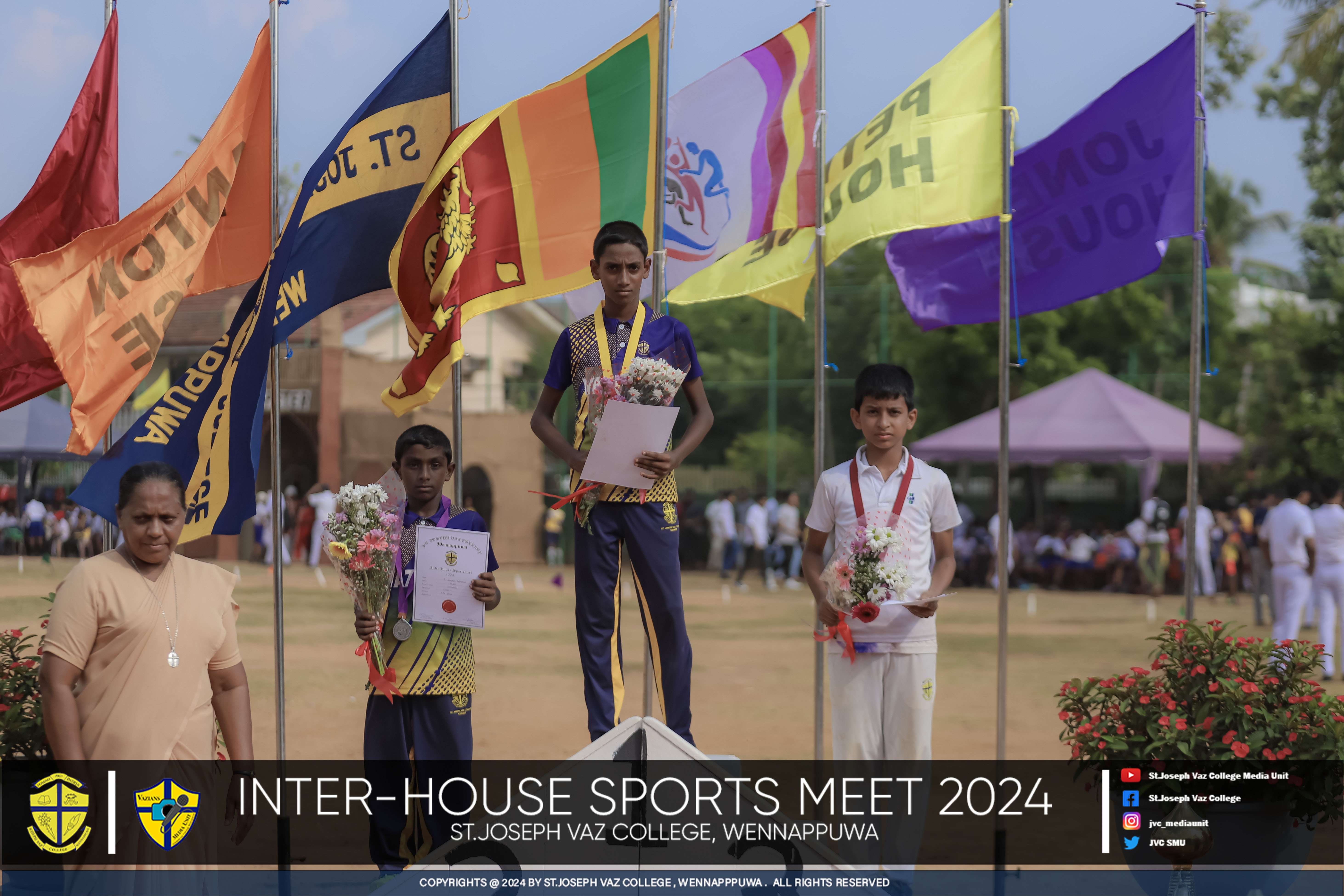 Inter House Sports Meet 2024 - St. Joseph Vaz College - Wennappuwa - Sri Lanka