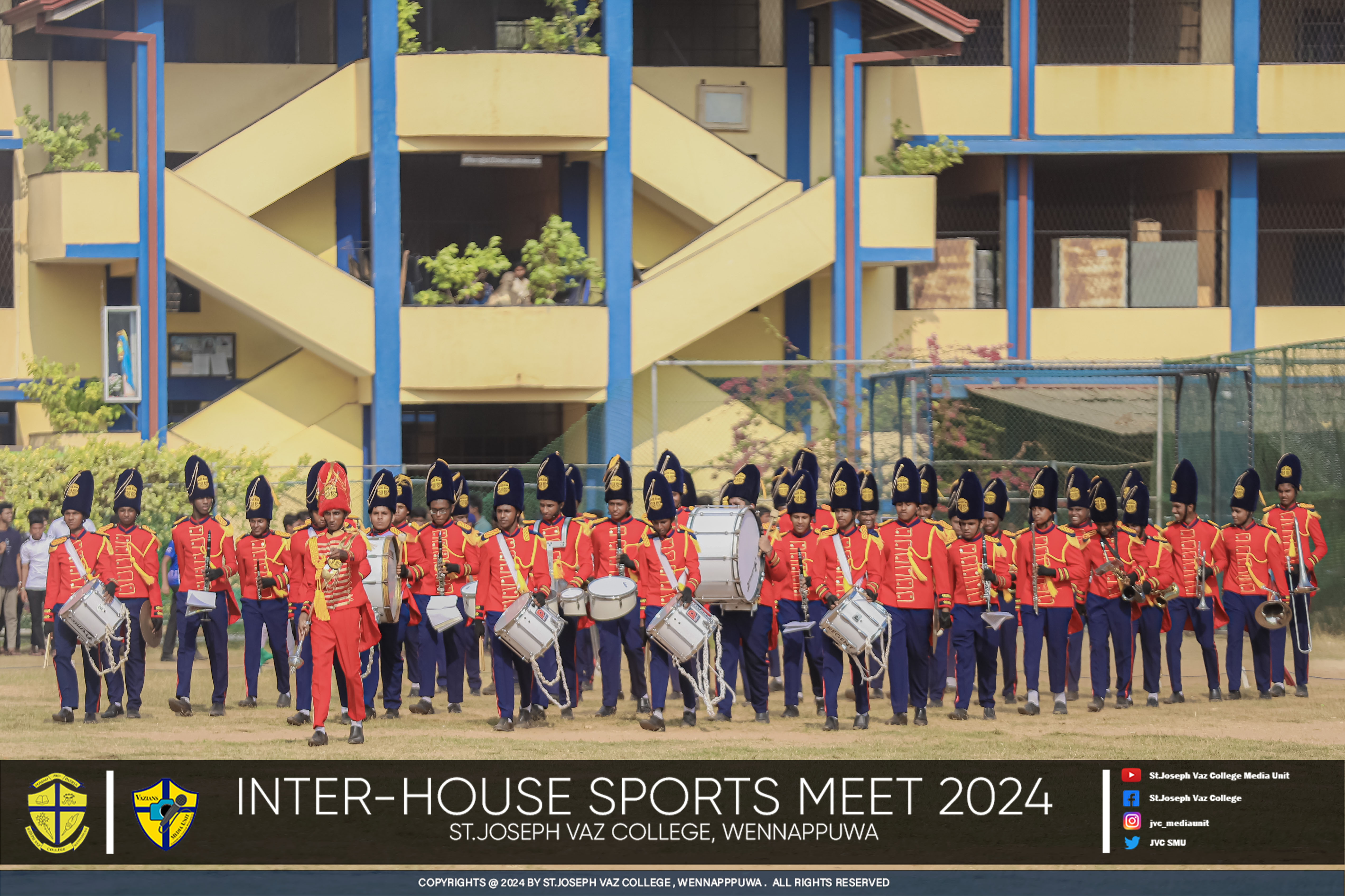 Inter House Sports Meet 2024 - St. Joseph Vaz College - Wennappuwa - Sri Lanka