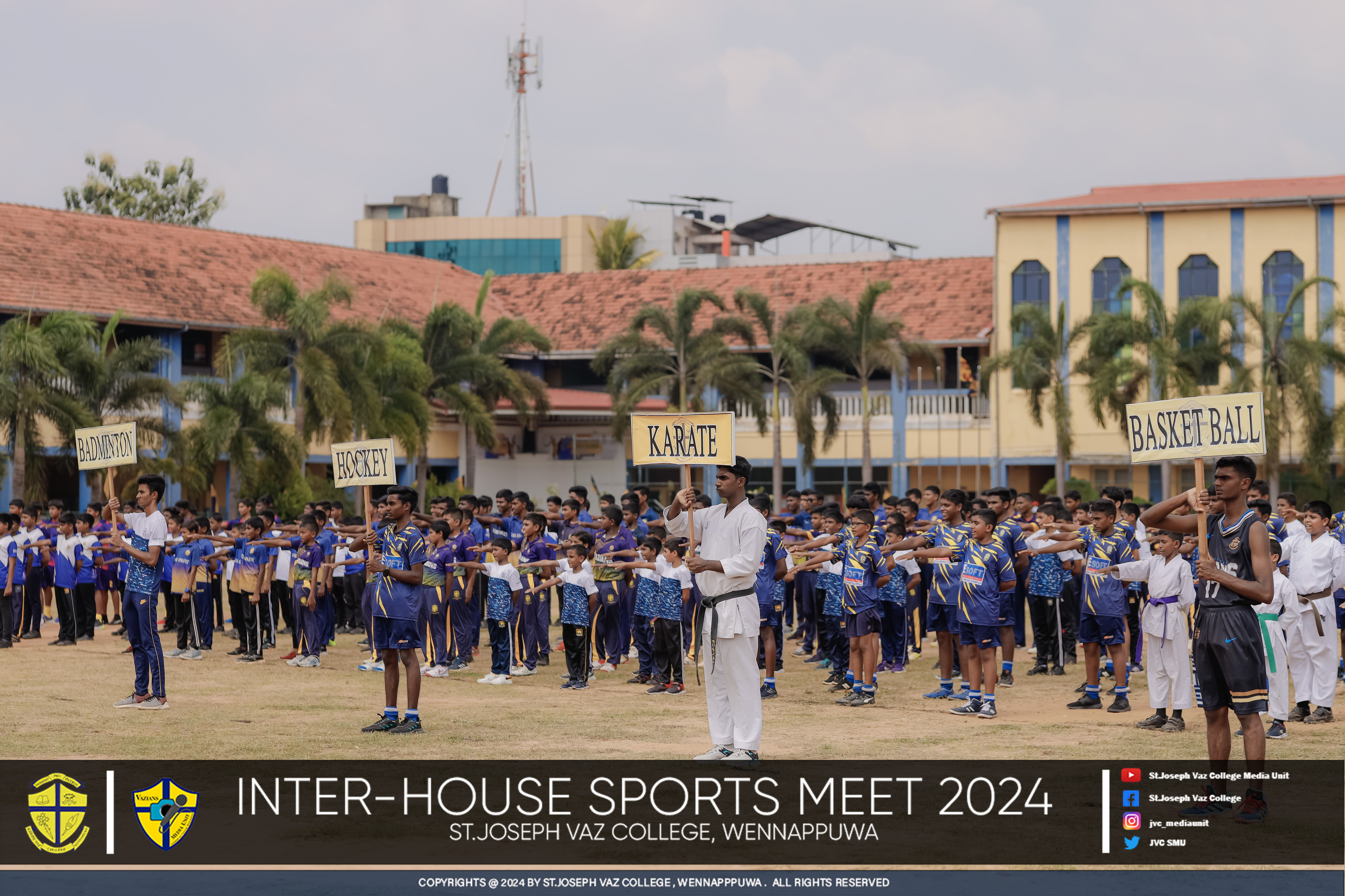 Inter House Sports Meet 2024 - St. Joseph Vaz College - Wennappuwa - Sri Lanka