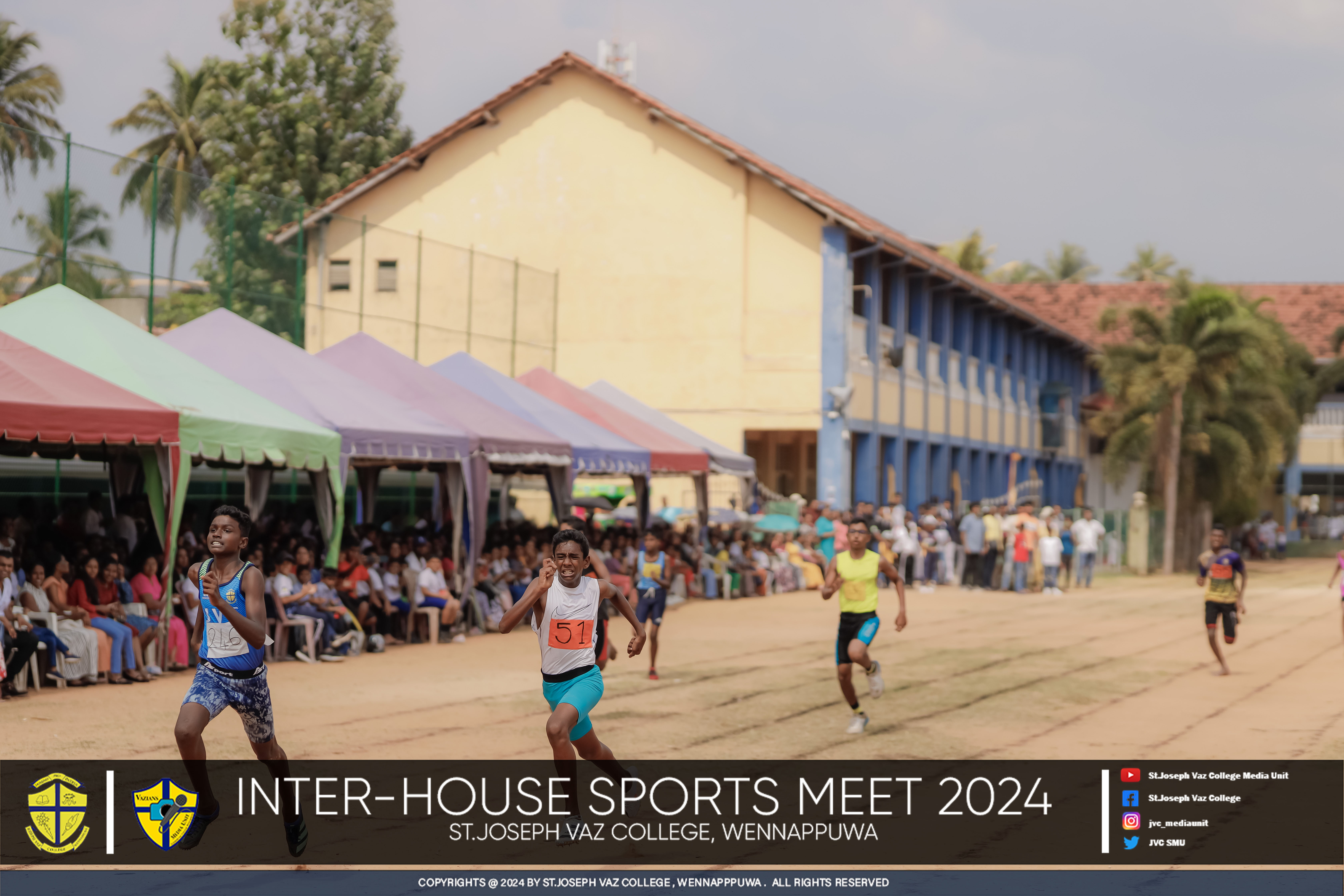 Inter House Sports Meet 2024 - St. Joseph Vaz College - Wennappuwa - Sri Lanka