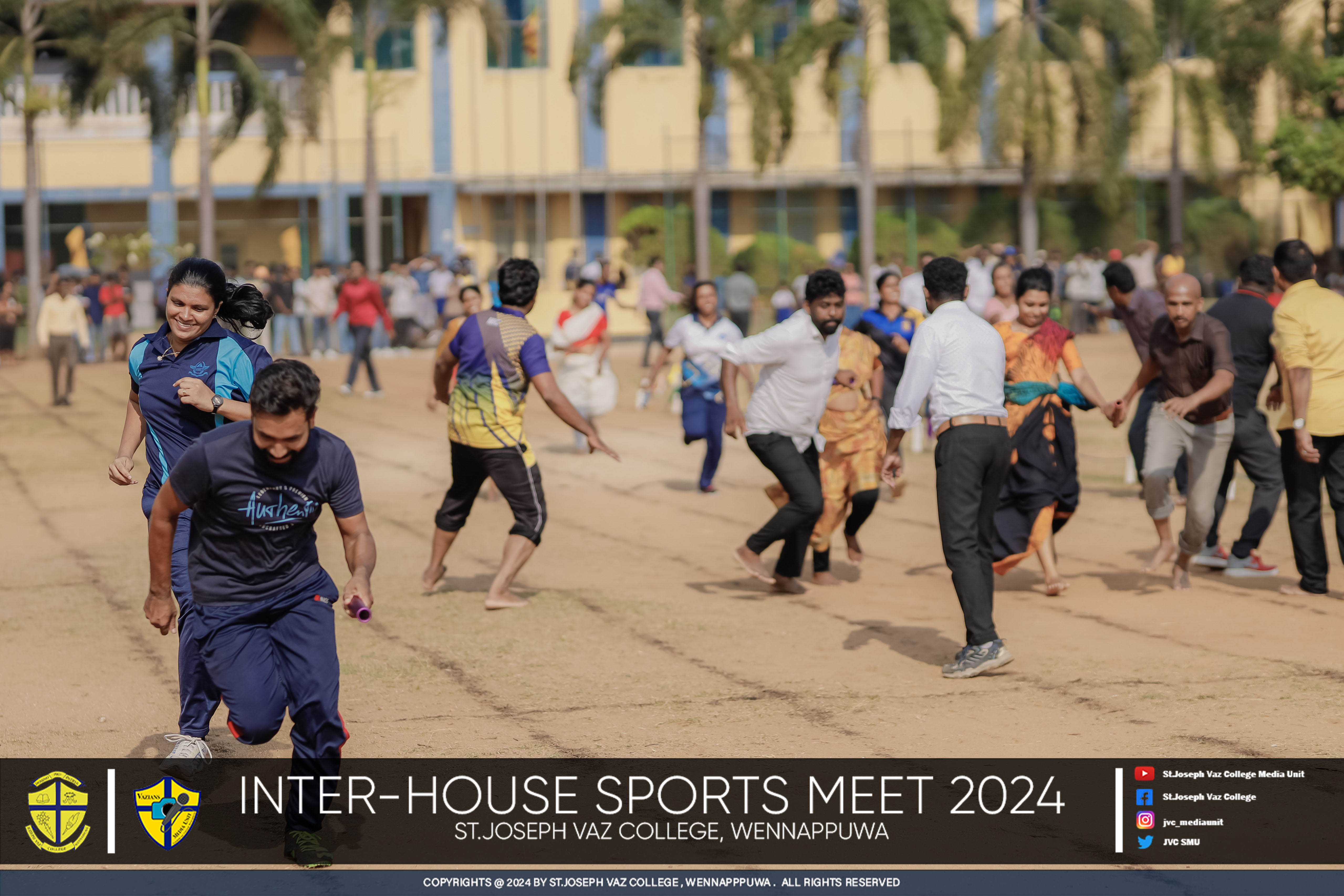 Inter House Sports Meet 2024 - St. Joseph Vaz College - Wennappuwa - Sri Lanka