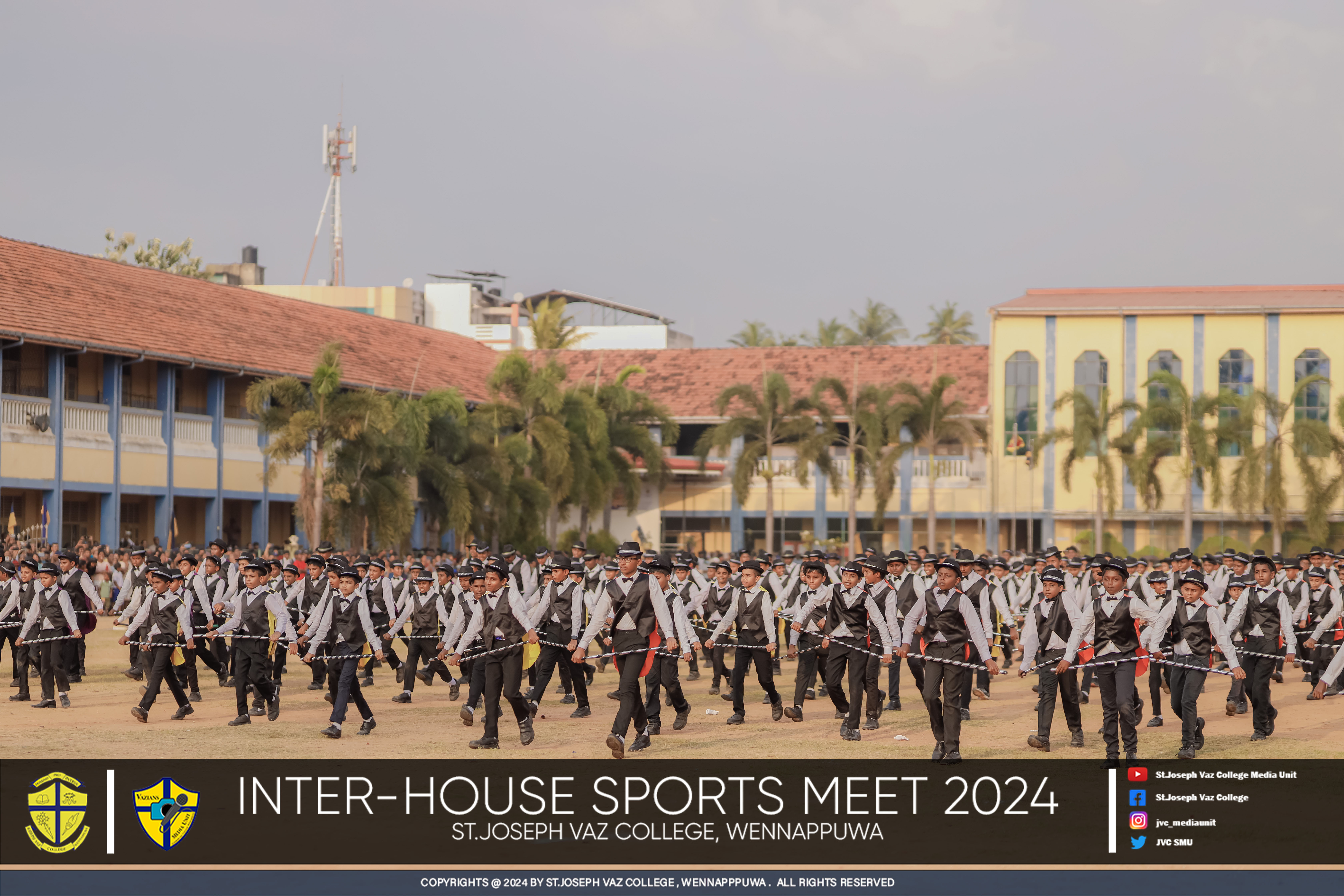 Inter House Sports Meet 2024 - St. Joseph Vaz College - Wennappuwa - Sri Lanka