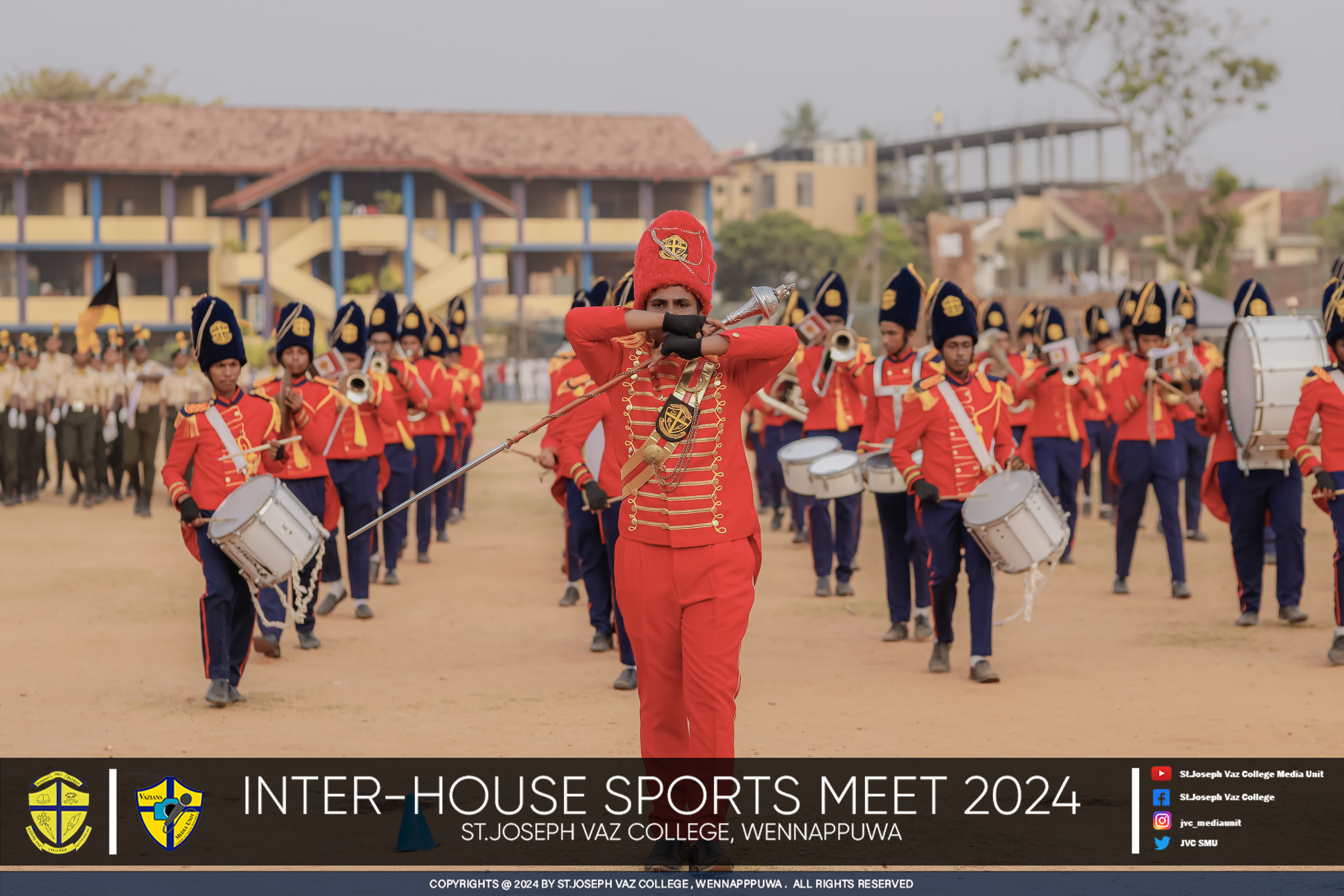 Inter House Sports Meet 2024 - St. Joseph Vaz College - Wennappuwa - Sri Lanka