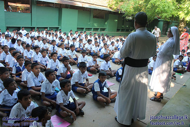Meditation Programme For Grade Five Scholarship Children - St. Joseph Vaz College