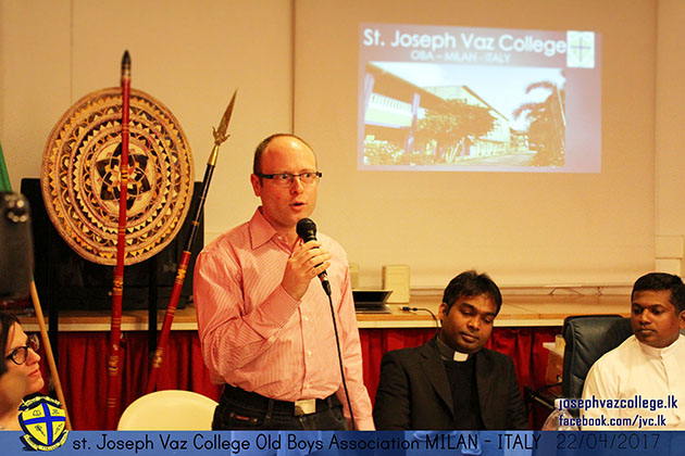 Inauguration Of OBA - Milan Branch - Italy - St. Joseph Vaz College - Wennappuwa - Sri Lanka