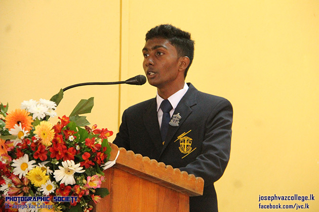 Prefects Investiture 2019 - St. Joseph Vaz College - Wennappuwa - Sri Lanka
