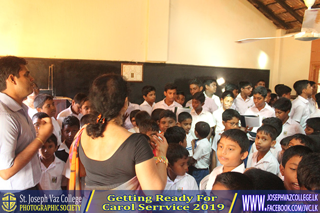 Getting Ready For Carol Service 2019 - St. Joseph Vaz College - Wennappuwa - Sri Lanka