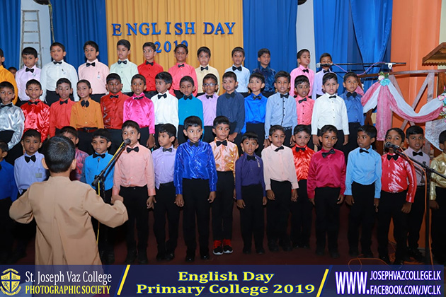 English Day 2019 - St. Joseph Vaz College - Wennappuwa - Sri Lanka