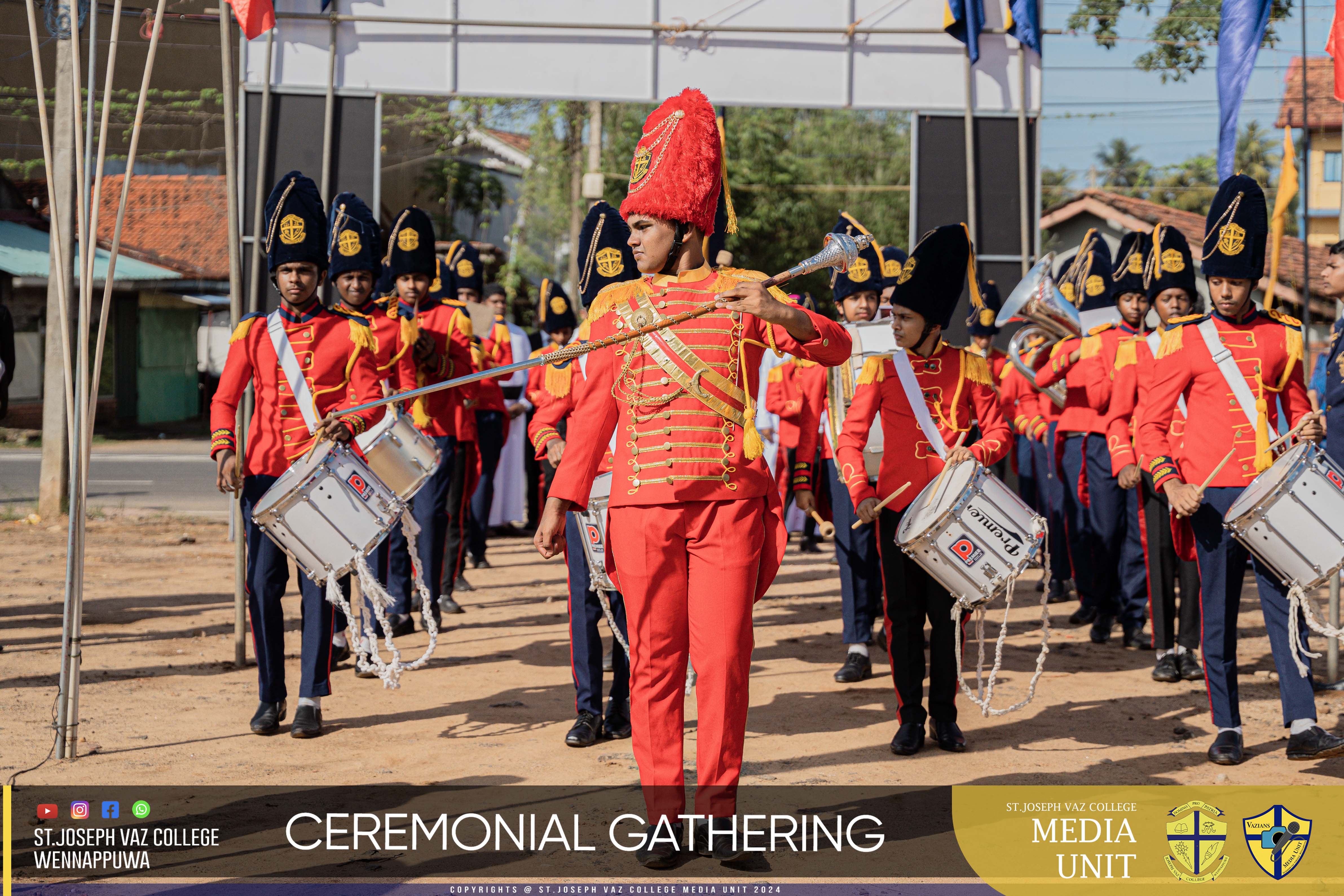 Ceremonial Gathering - Granite Jubilee Fiesta - St. Joseph Vaz College - Wennappuwa - Sri Lanka