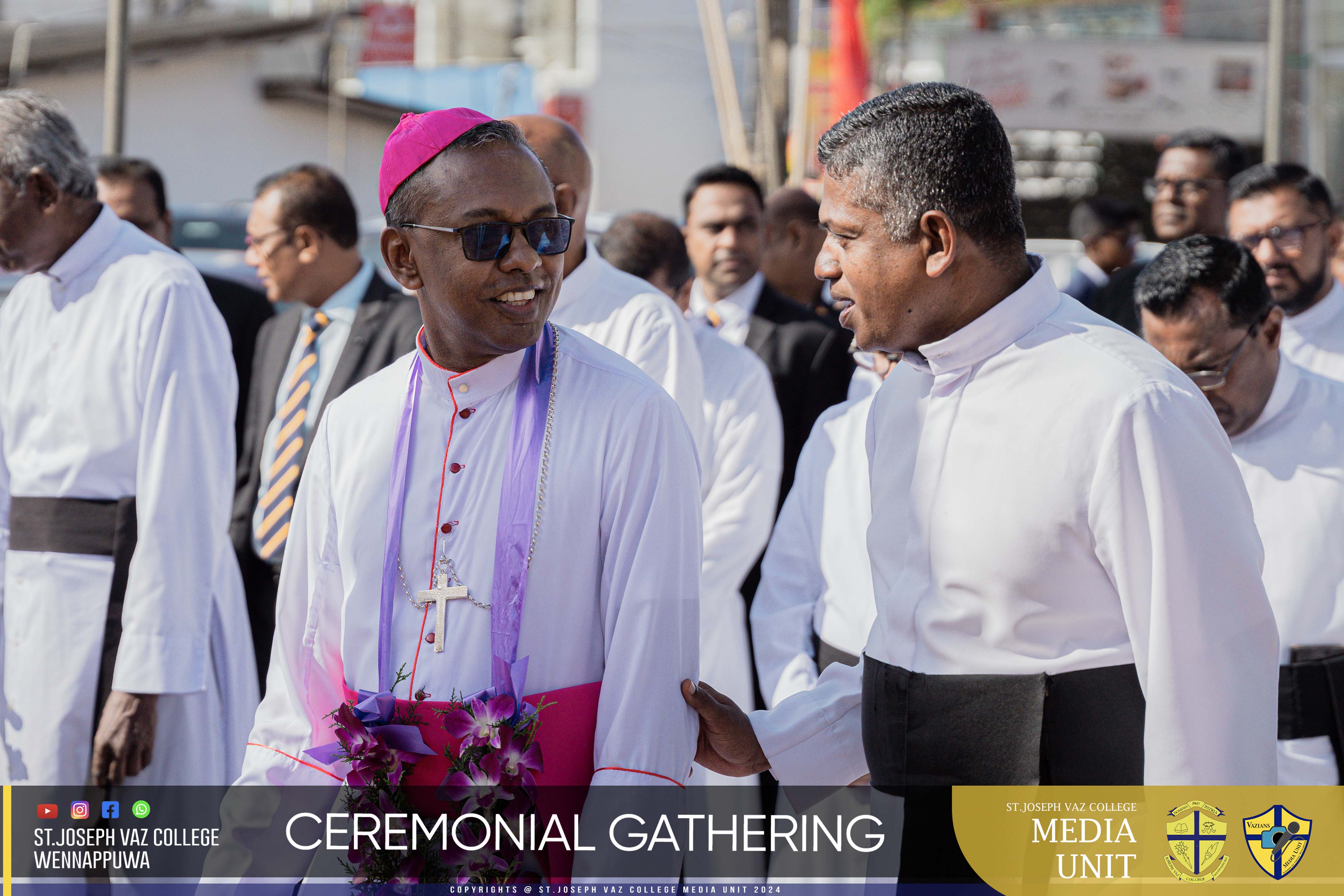 Ceremonial Gathering - Granite Jubilee Fiesta - St. Joseph Vaz College - Wennappuwa - Sri Lanka