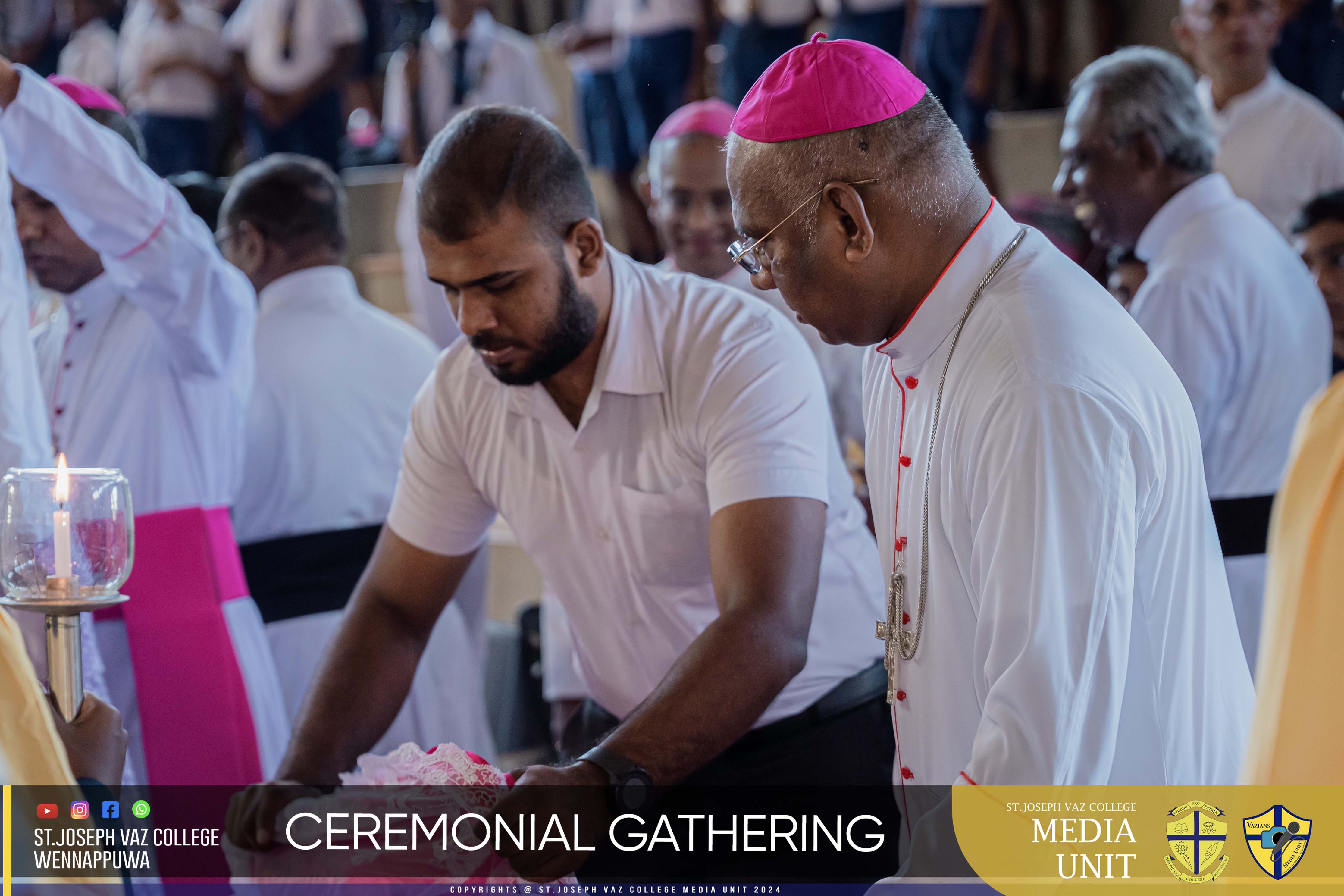 Ceremonial Gathering - Granite Jubilee Fiesta - St. Joseph Vaz College - Wennappuwa - Sri Lanka