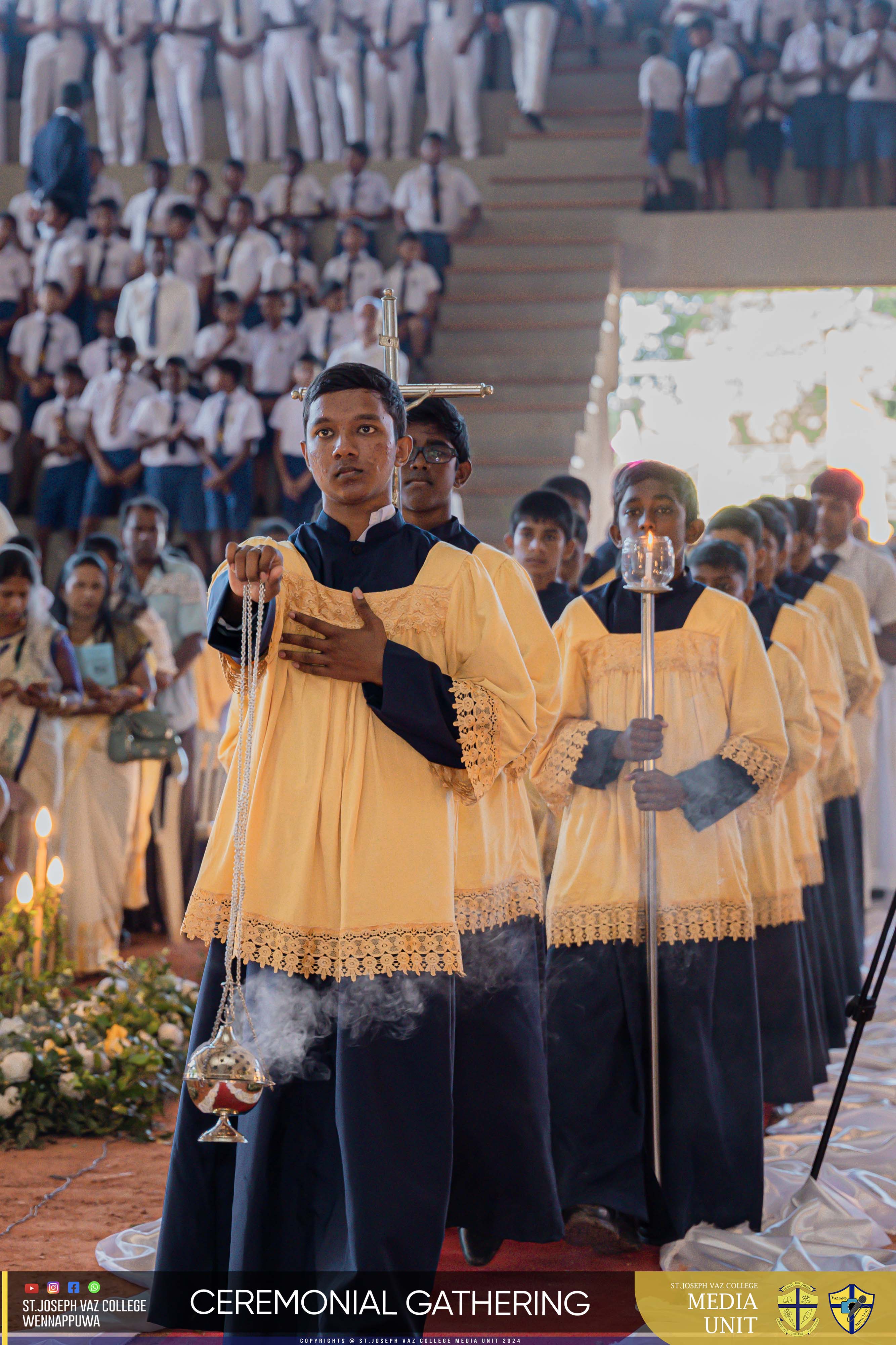 Ceremonial Gathering - Granite Jubilee Fiesta - St. Joseph Vaz College - Wennappuwa - Sri Lanka