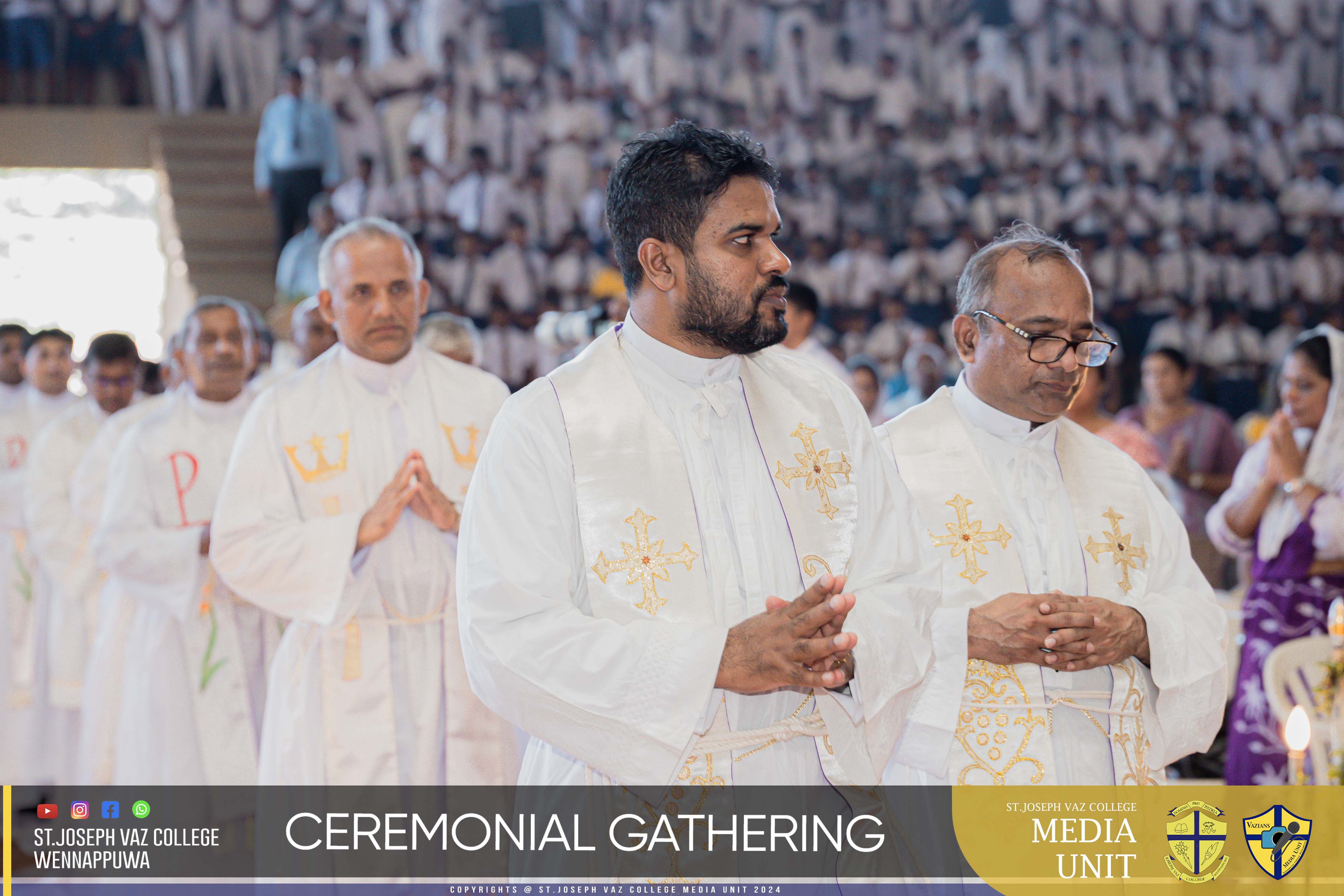 Ceremonial Gathering - Granite Jubilee Fiesta - St. Joseph Vaz College - Wennappuwa - Sri Lanka