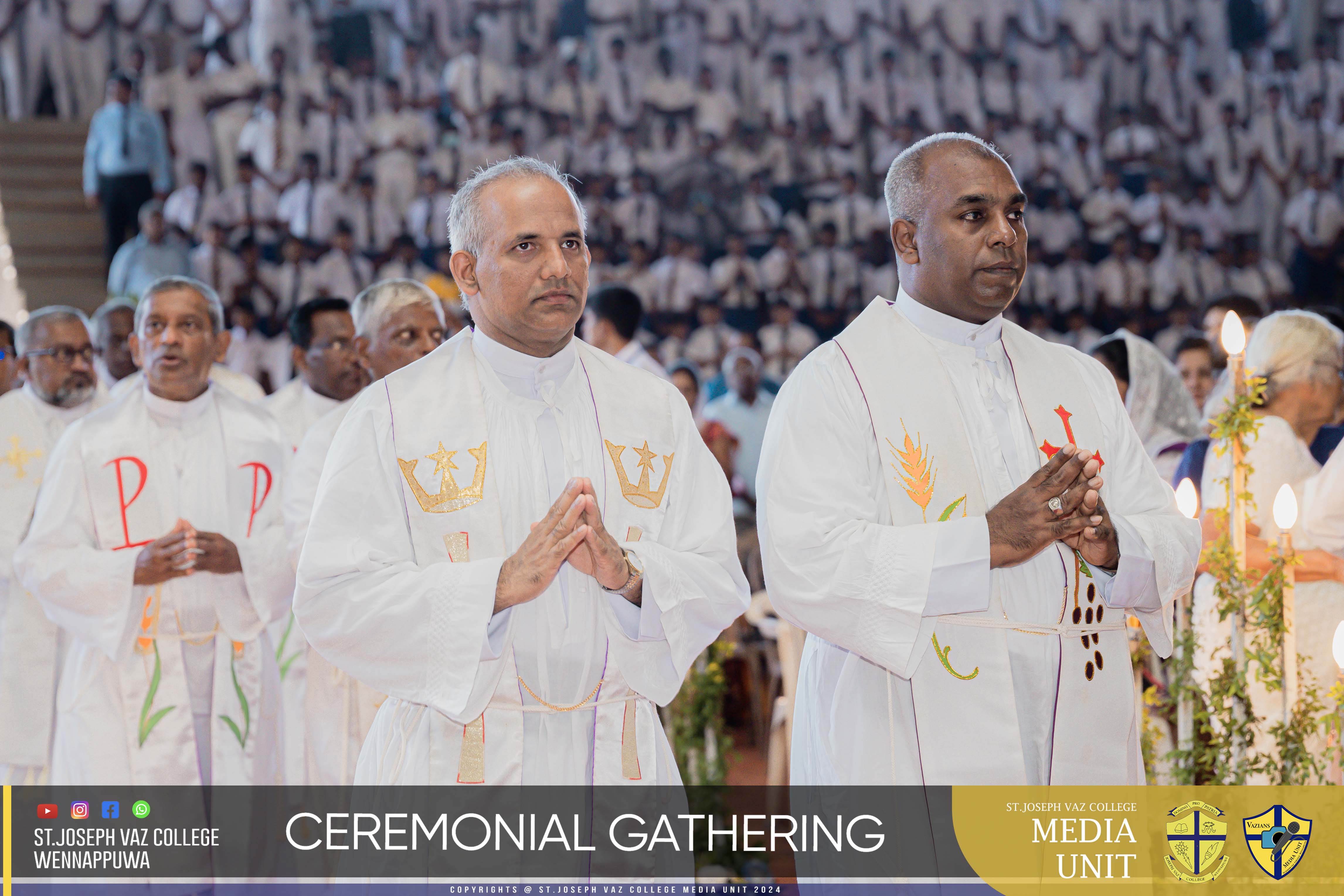 Ceremonial Gathering - Granite Jubilee Fiesta - St. Joseph Vaz College - Wennappuwa - Sri Lanka