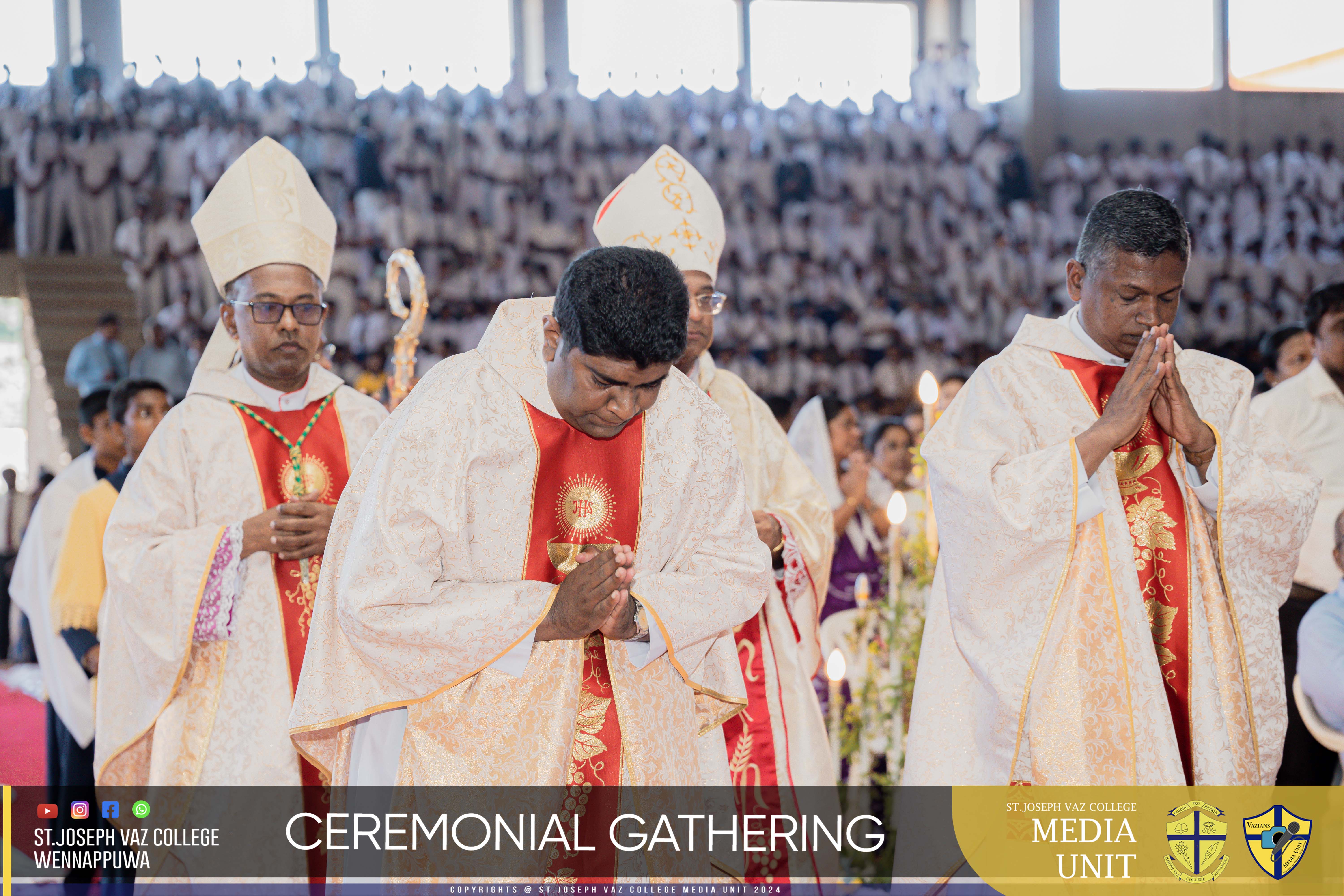 Ceremonial Gathering - Granite Jubilee Fiesta - St. Joseph Vaz College - Wennappuwa - Sri Lanka