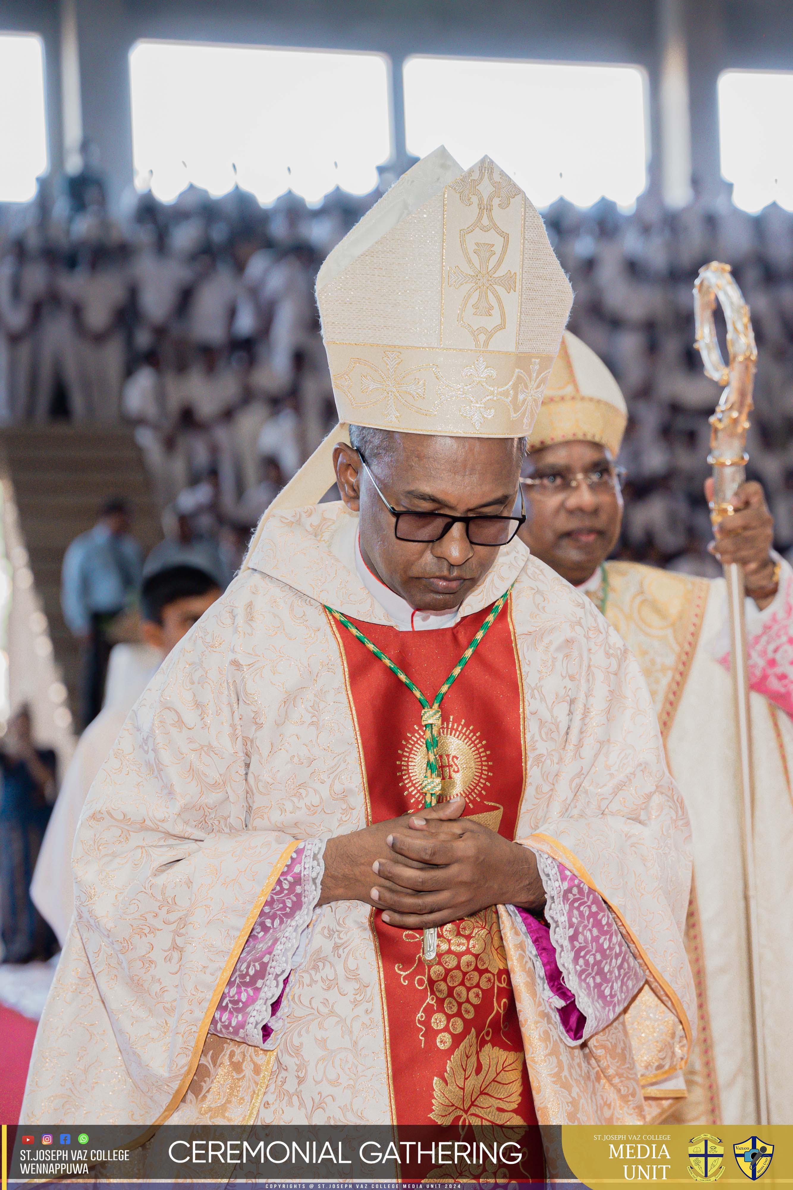 Ceremonial Gathering - Granite Jubilee Fiesta - St. Joseph Vaz College - Wennappuwa - Sri Lanka