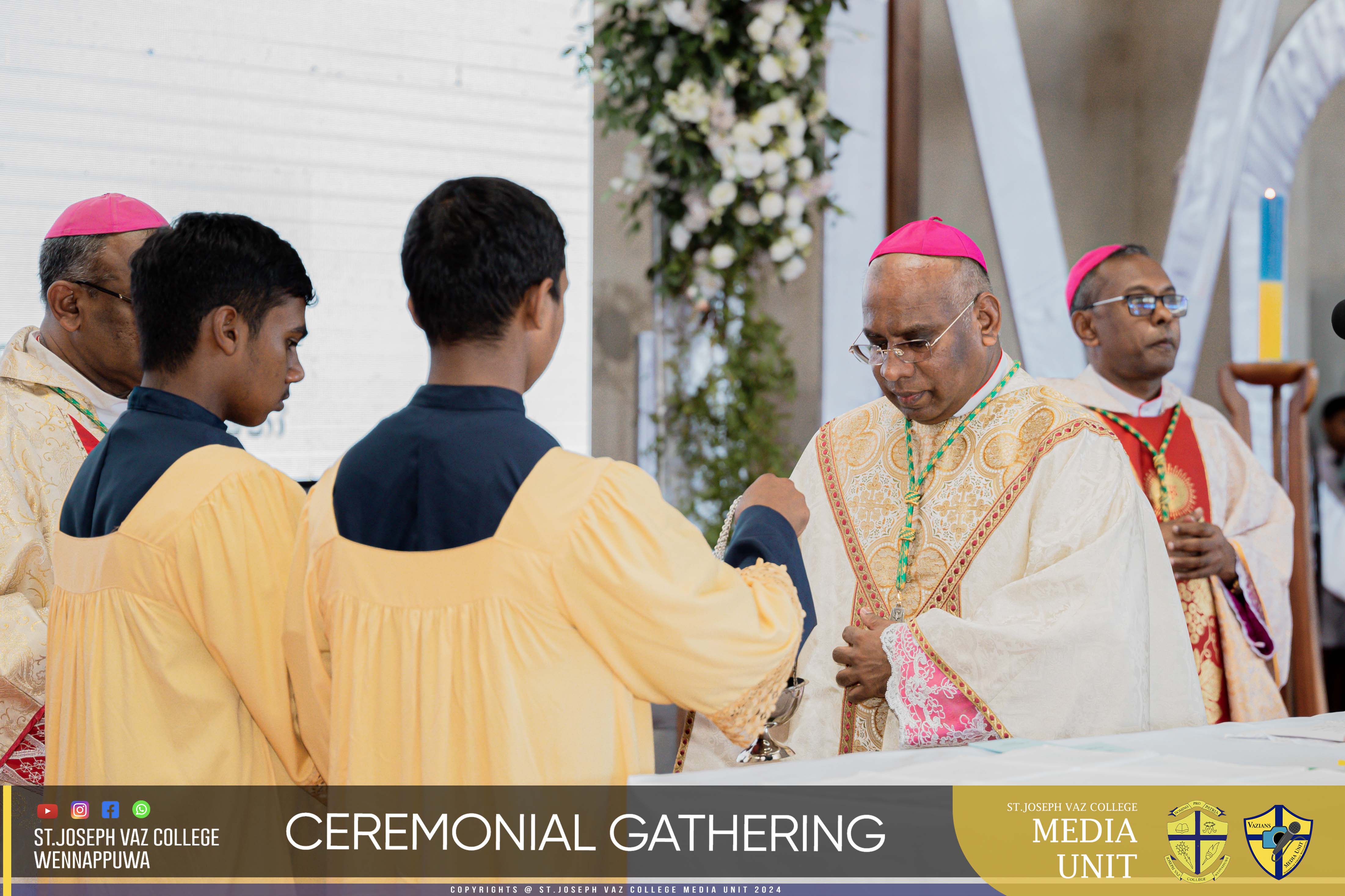 Ceremonial Gathering - Granite Jubilee Fiesta - St. Joseph Vaz College - Wennappuwa - Sri Lanka