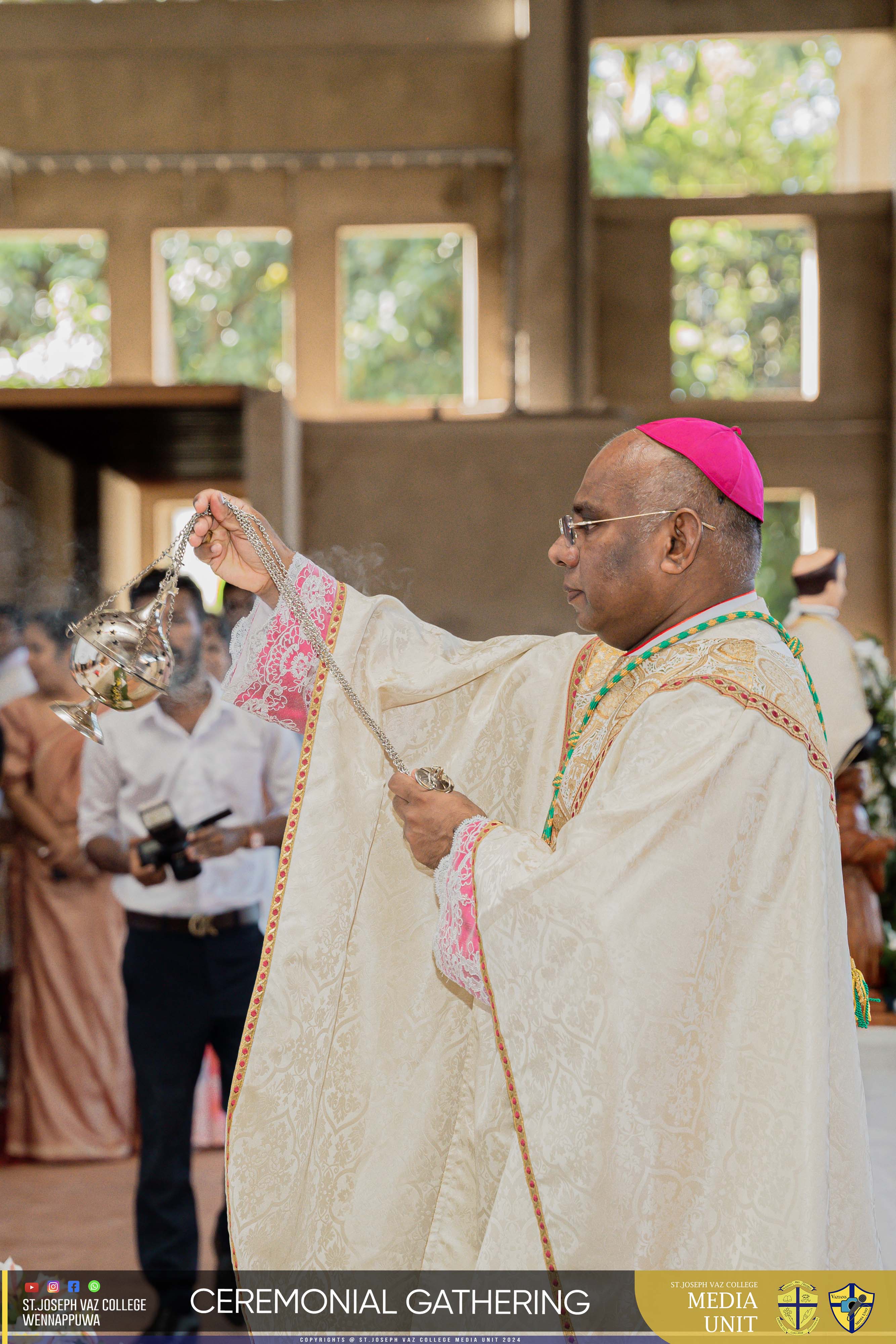 Ceremonial Gathering - Granite Jubilee Fiesta - St. Joseph Vaz College - Wennappuwa - Sri Lanka