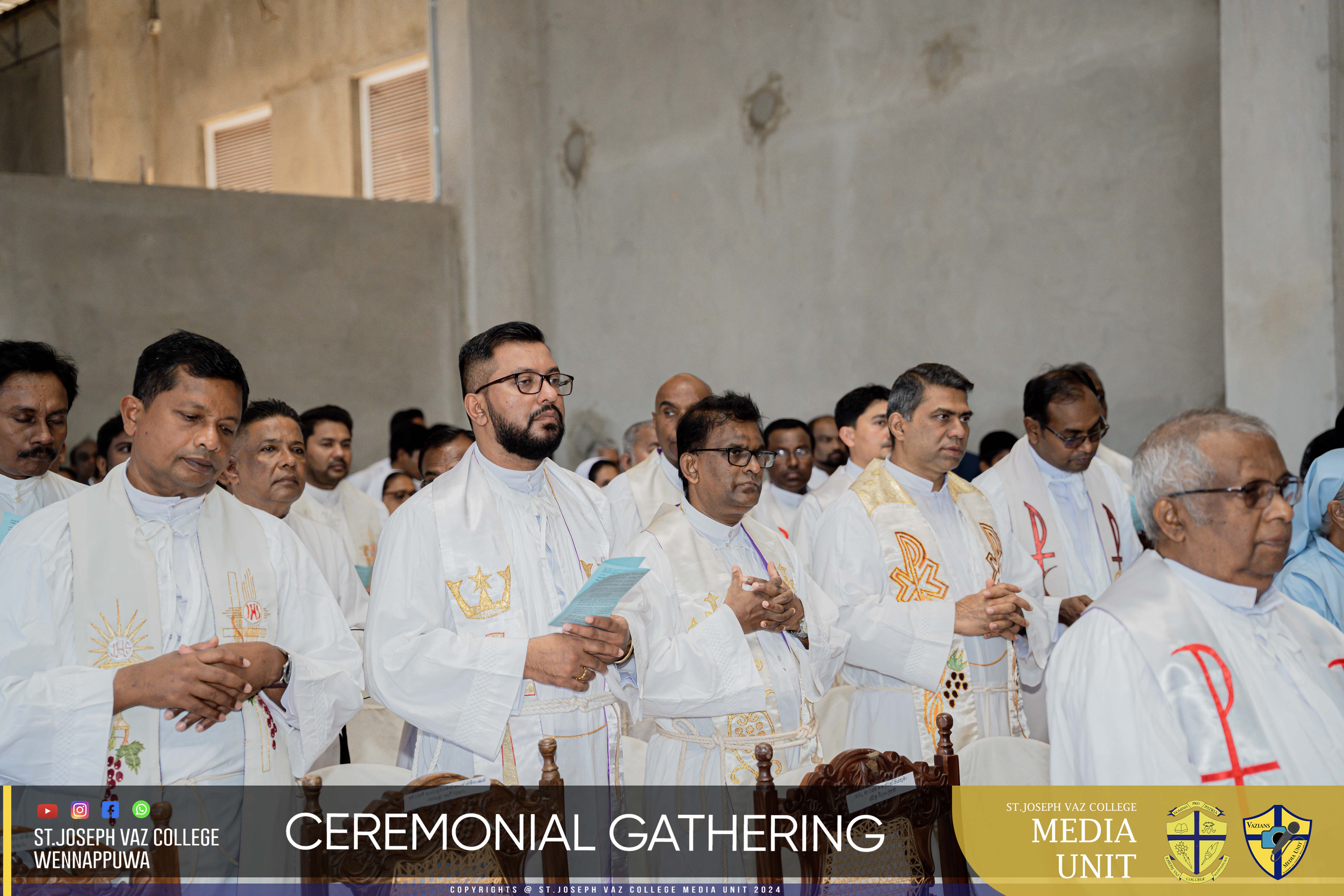 Ceremonial Gathering - Granite Jubilee Fiesta - St. Joseph Vaz College - Wennappuwa - Sri Lanka