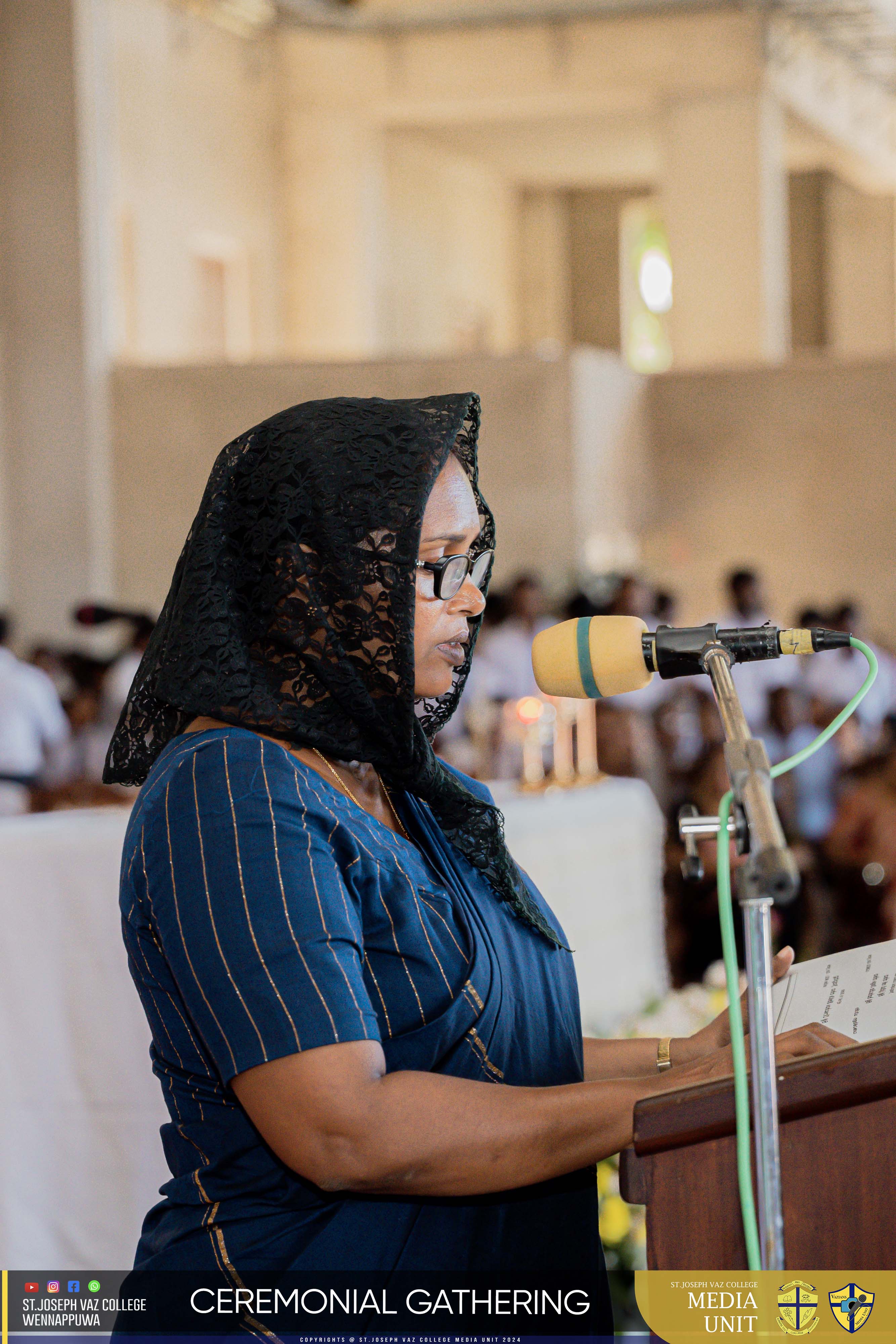 Ceremonial Gathering - Granite Jubilee Fiesta - St. Joseph Vaz College - Wennappuwa - Sri Lanka