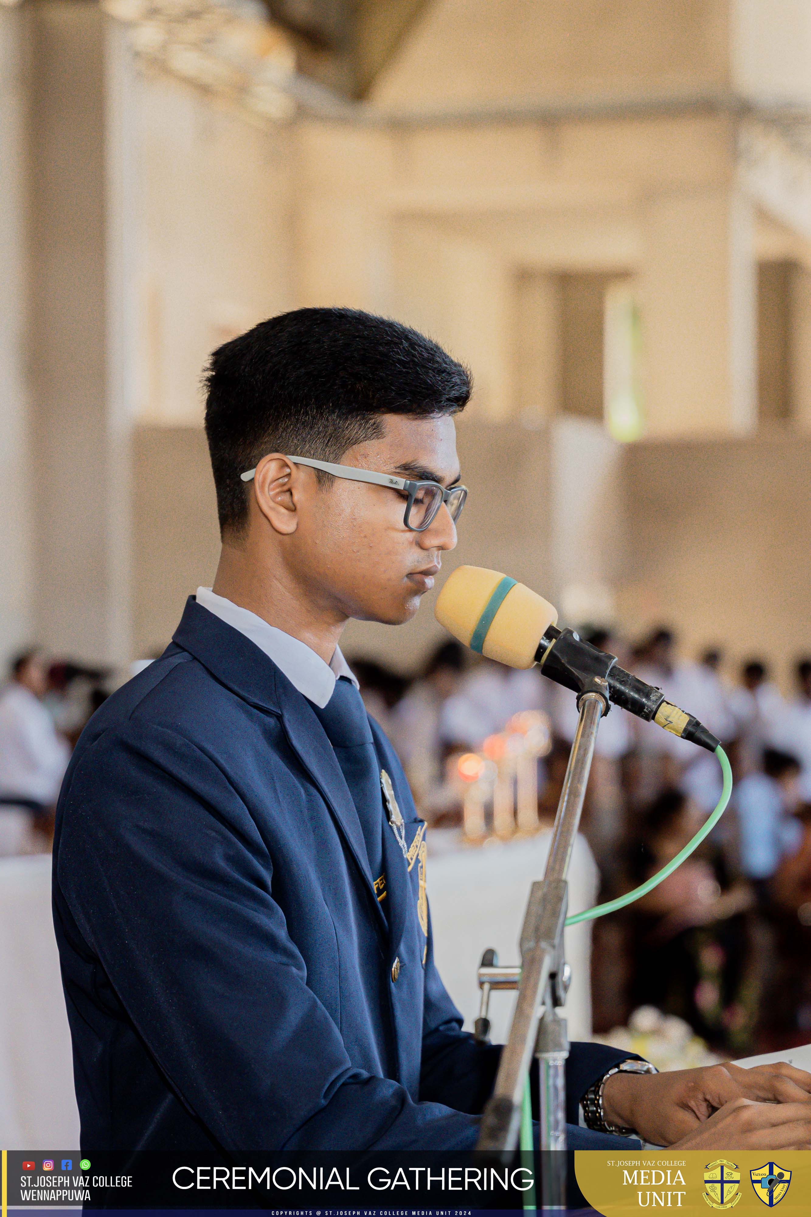 Ceremonial Gathering - Granite Jubilee Fiesta - St. Joseph Vaz College - Wennappuwa - Sri Lanka