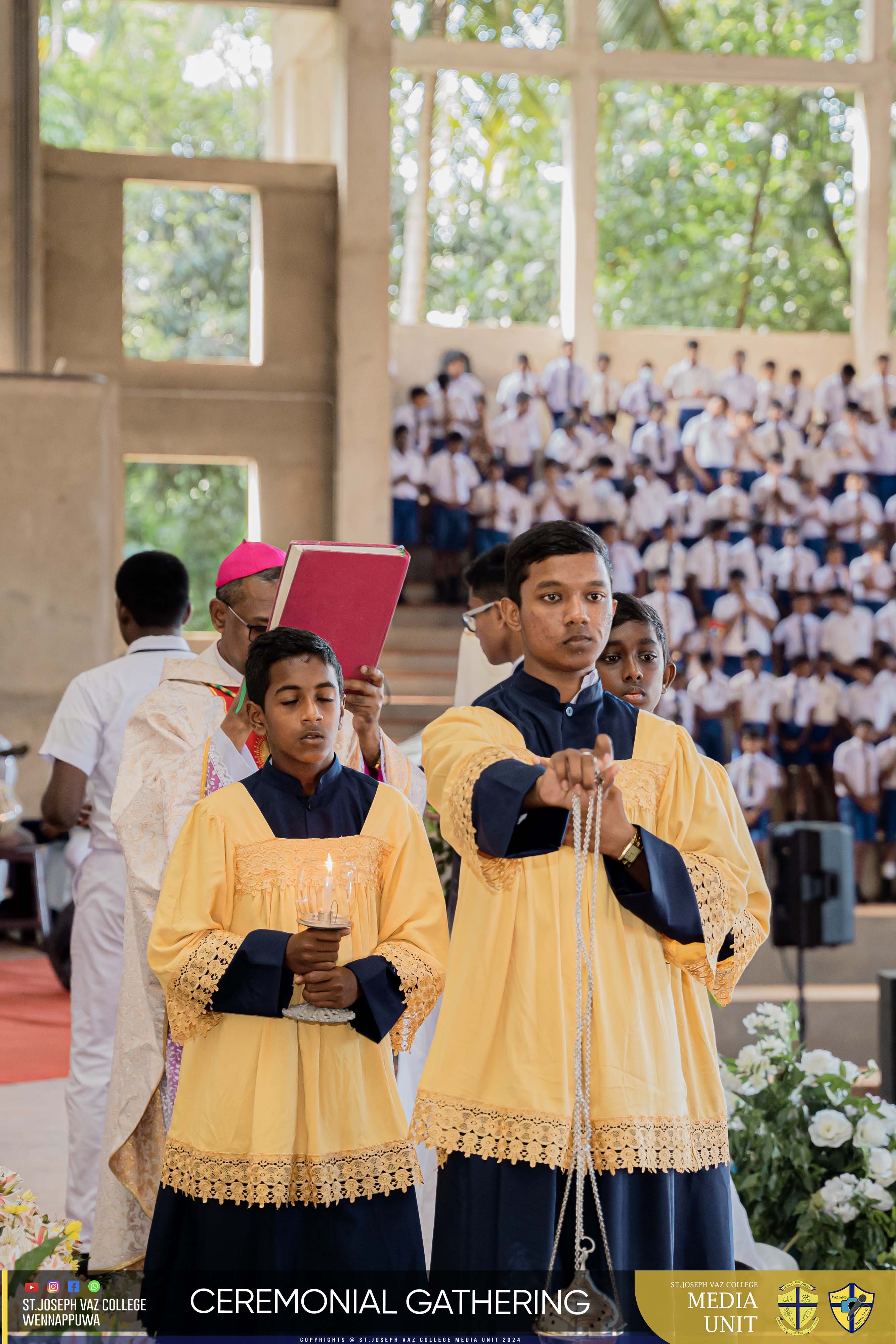 Ceremonial Gathering - Granite Jubilee Fiesta - St. Joseph Vaz College - Wennappuwa - Sri Lanka