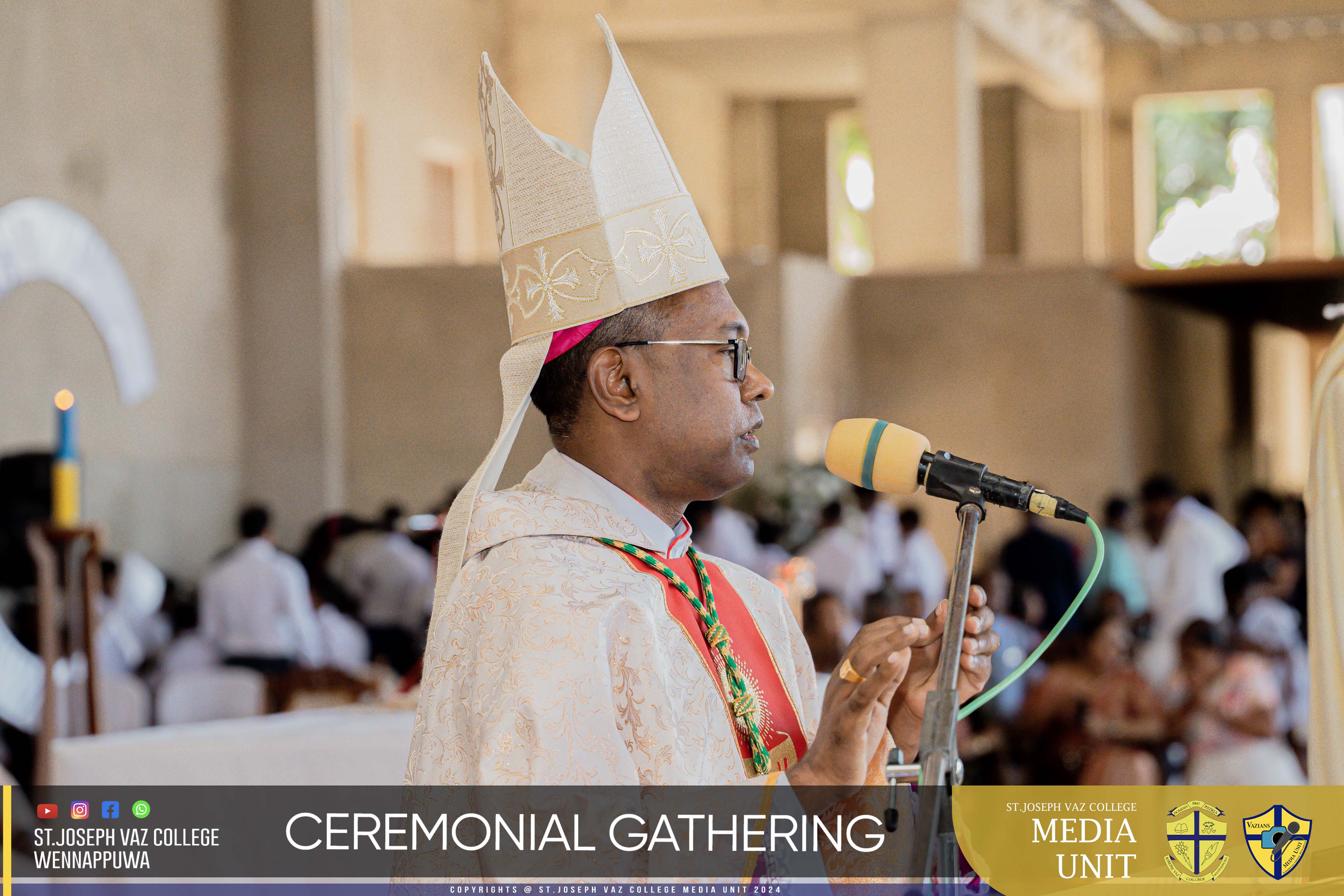 Ceremonial Gathering - Granite Jubilee Fiesta - St. Joseph Vaz College - Wennappuwa - Sri Lanka