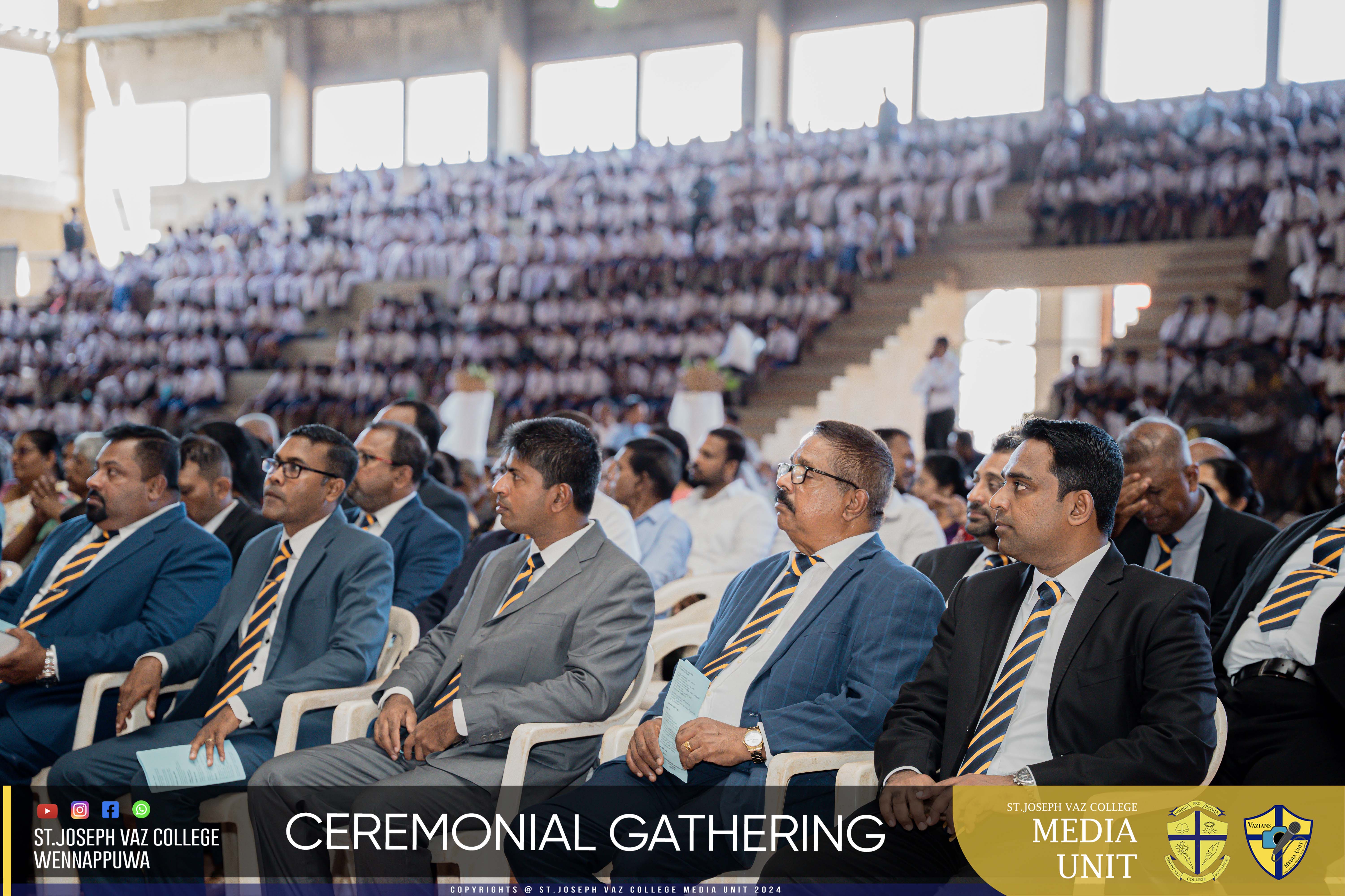 Ceremonial Gathering - Granite Jubilee Fiesta - St. Joseph Vaz College - Wennappuwa - Sri Lanka