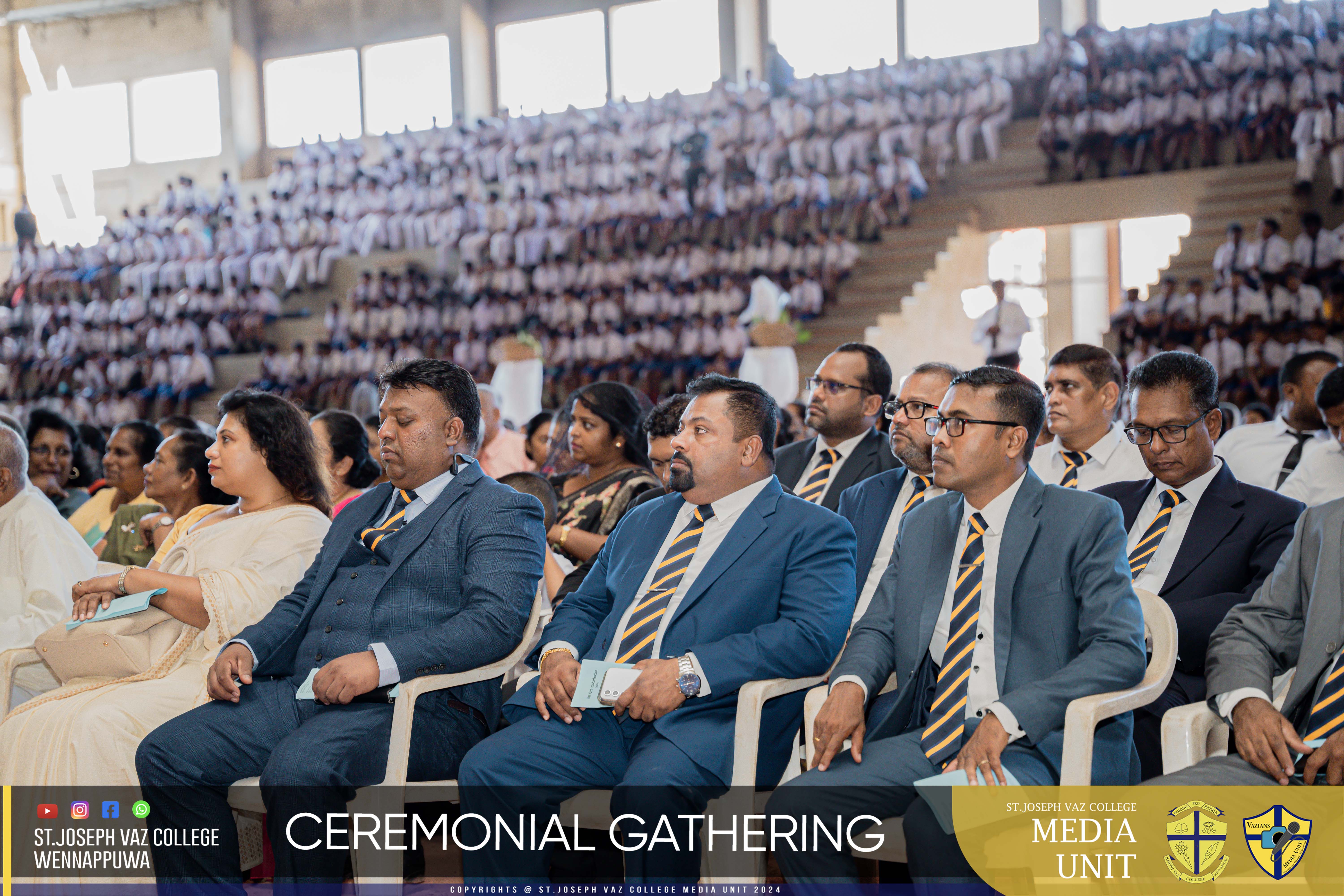 Ceremonial Gathering - Granite Jubilee Fiesta - St. Joseph Vaz College - Wennappuwa - Sri Lanka