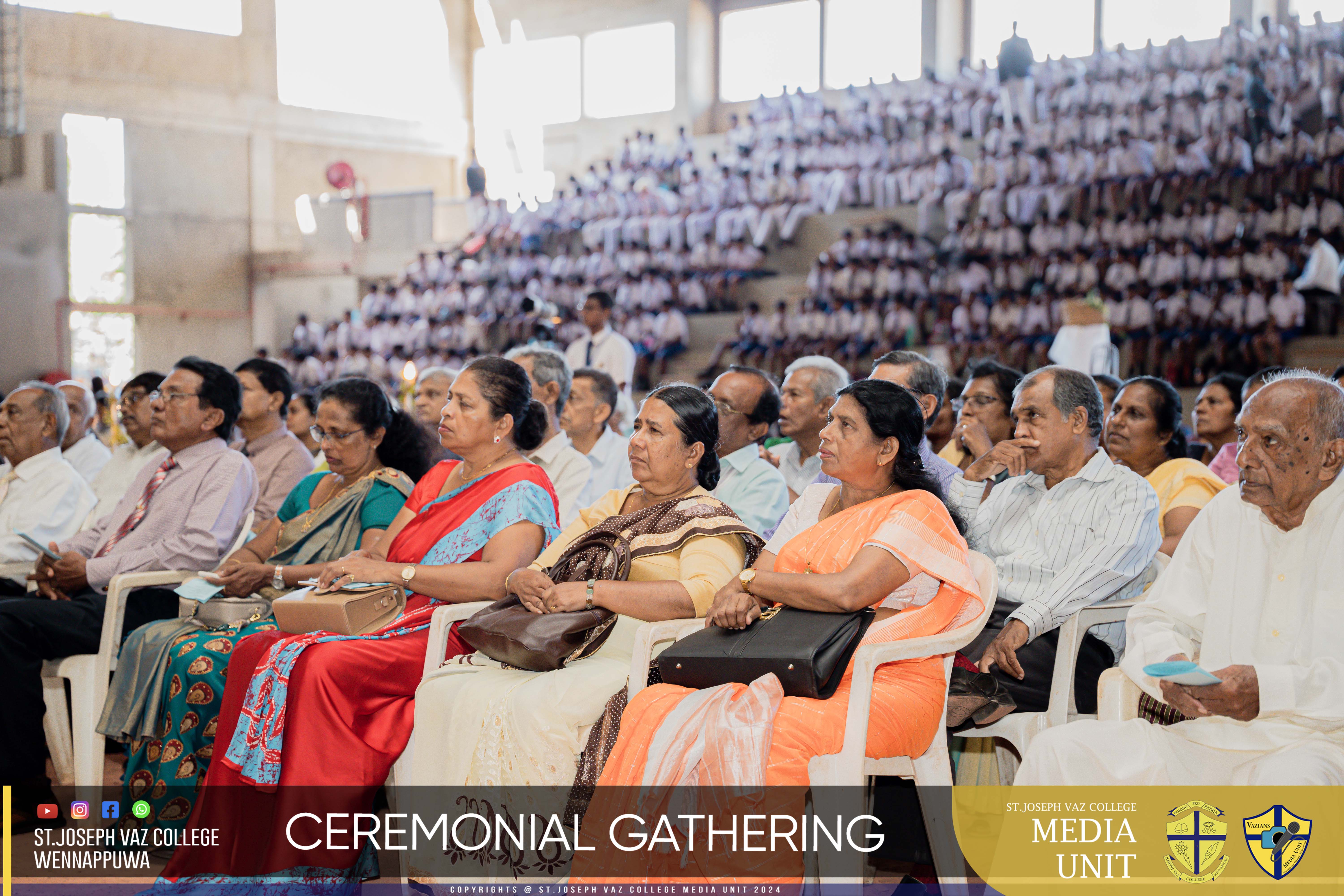 Ceremonial Gathering - Granite Jubilee Fiesta - St. Joseph Vaz College - Wennappuwa - Sri Lanka