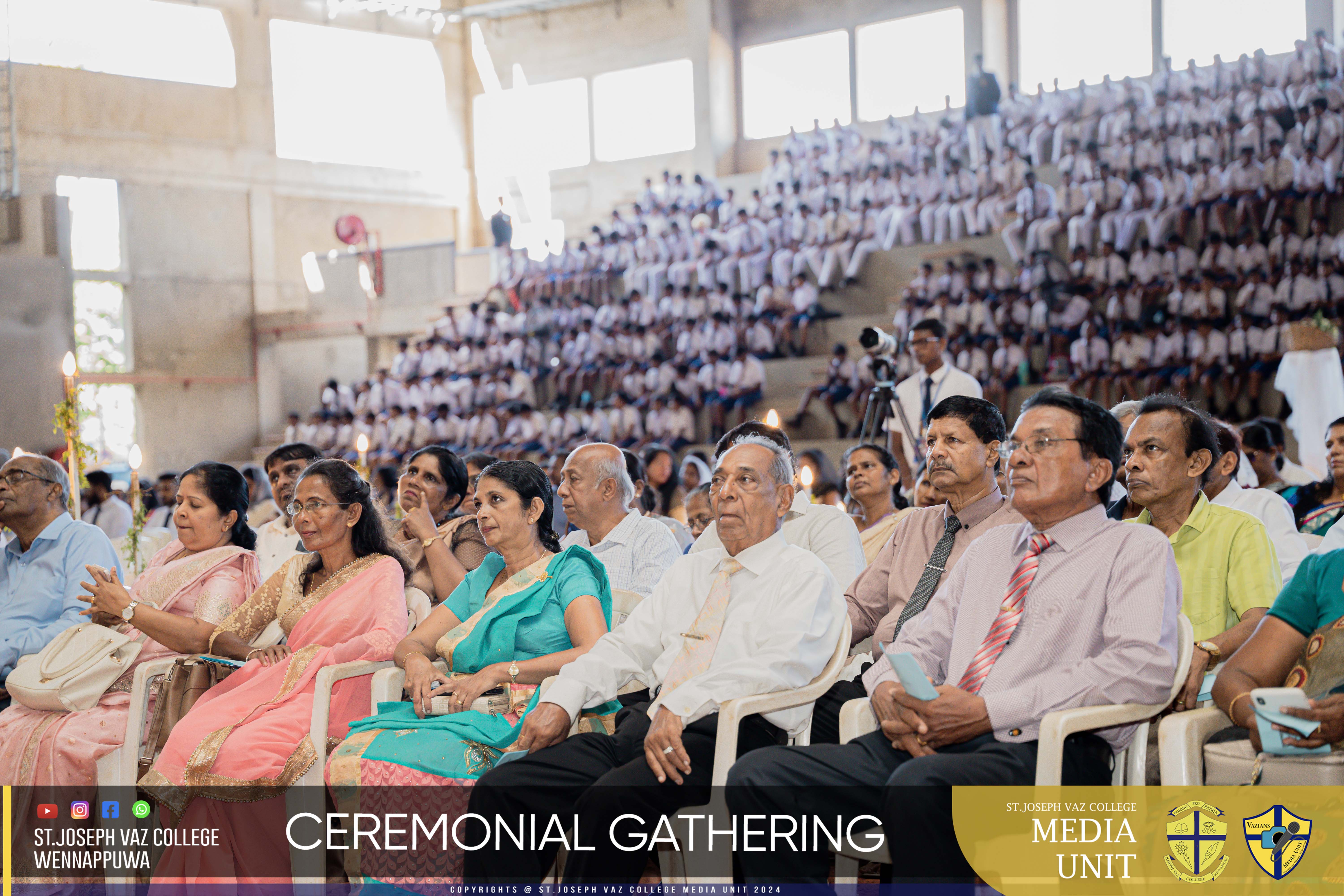 Ceremonial Gathering - Granite Jubilee Fiesta - St. Joseph Vaz College - Wennappuwa - Sri Lanka