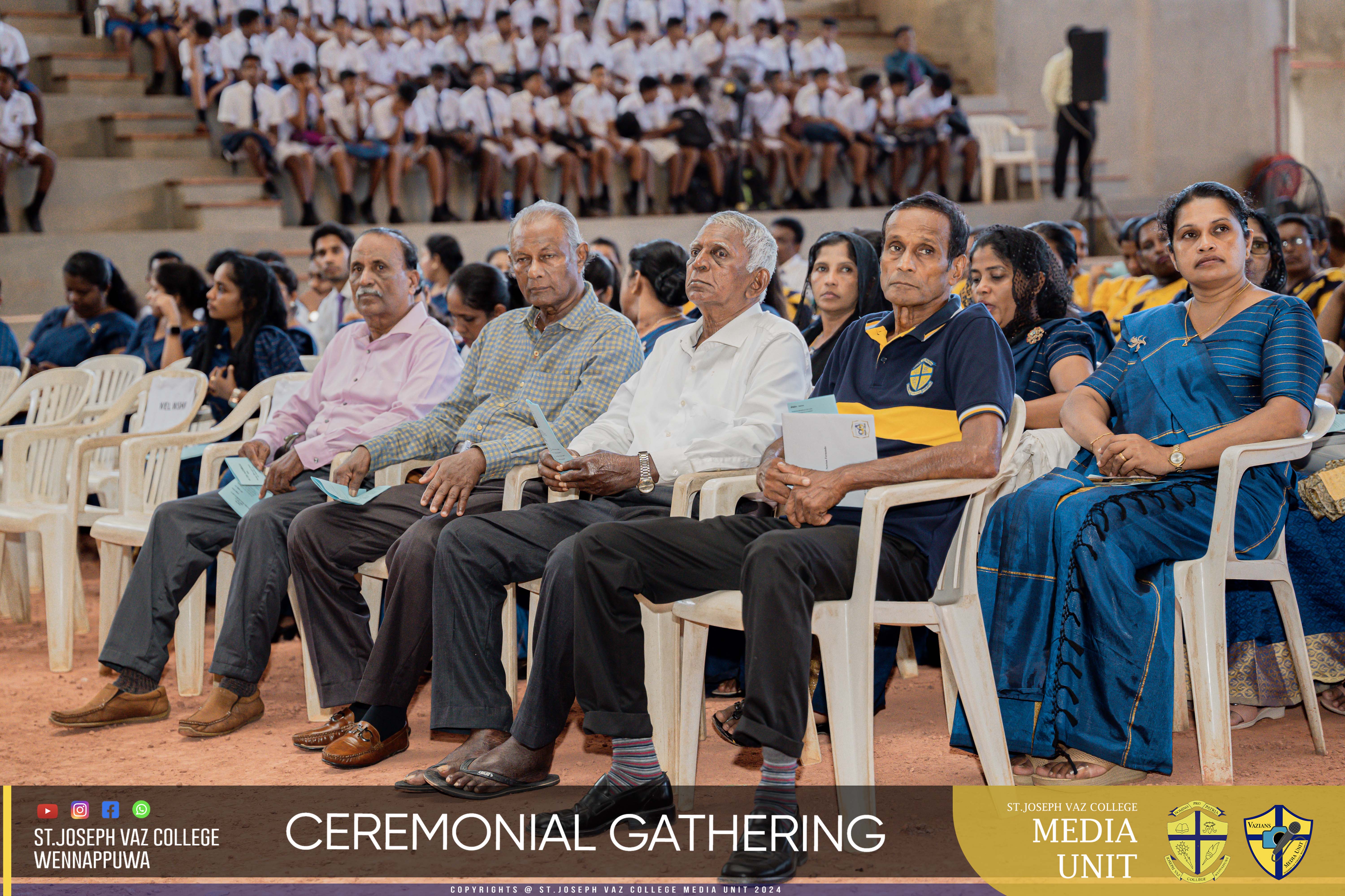 Ceremonial Gathering - Granite Jubilee Fiesta - St. Joseph Vaz College - Wennappuwa - Sri Lanka