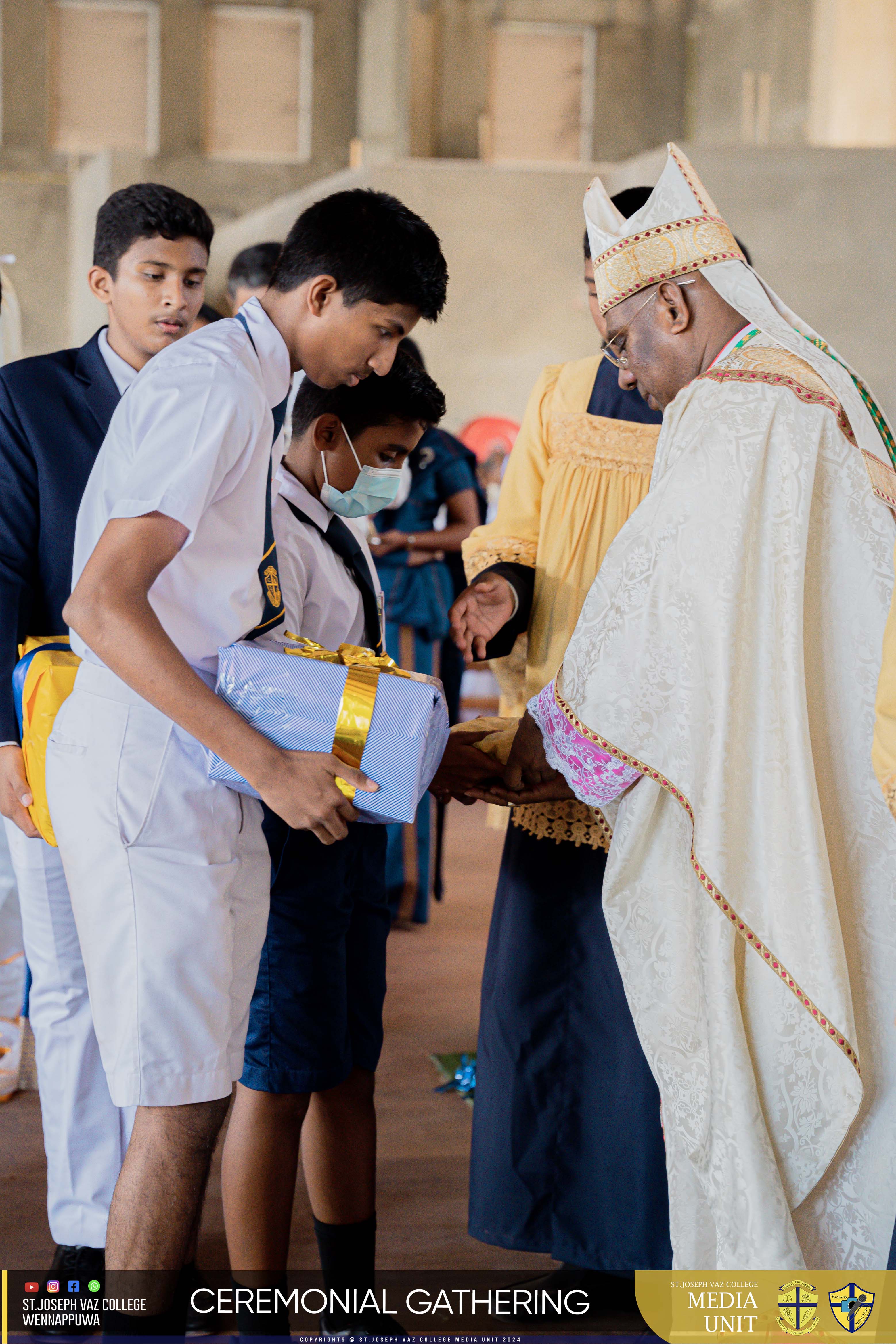 Ceremonial Gathering - Granite Jubilee Fiesta - St. Joseph Vaz College - Wennappuwa - Sri Lanka