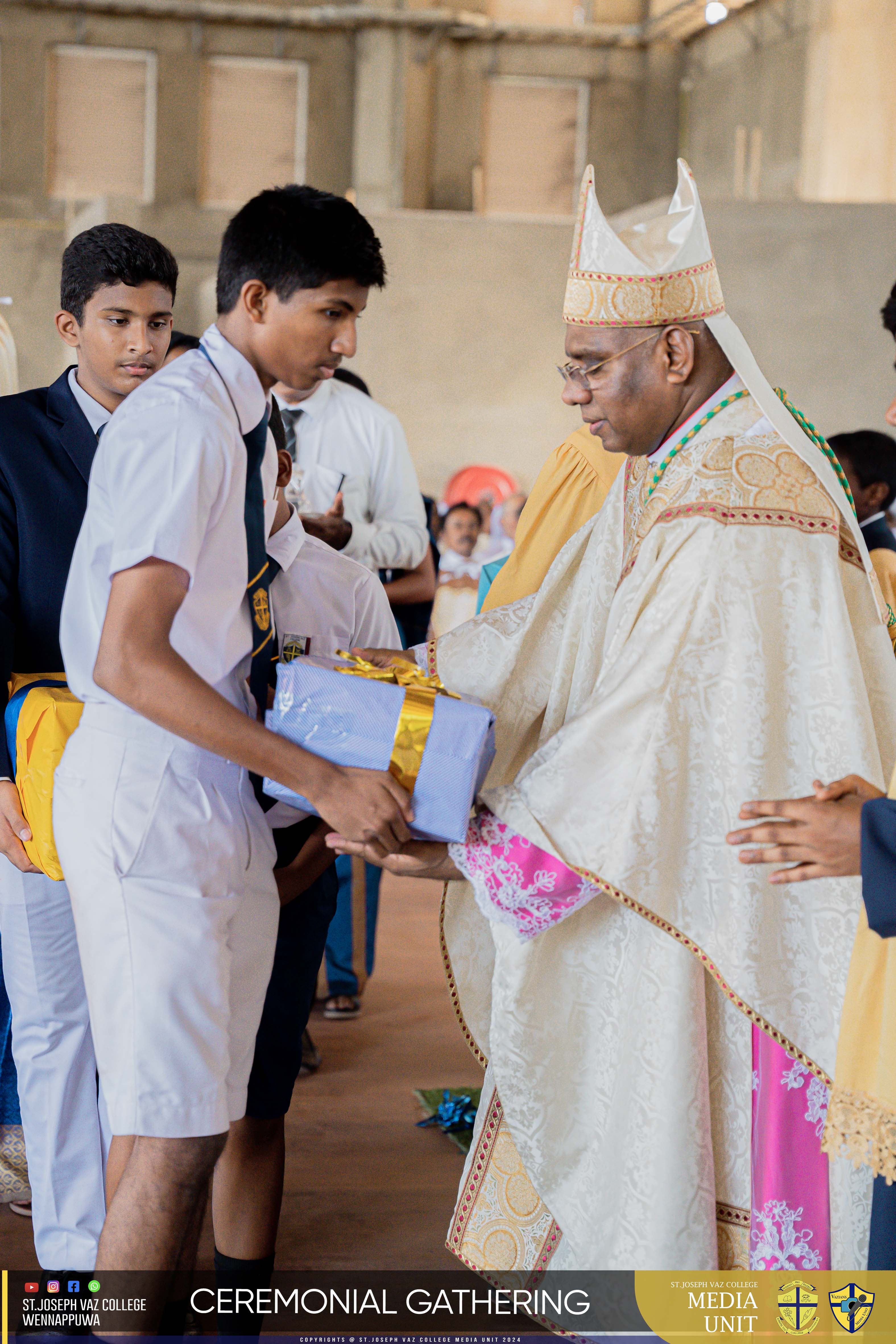 Ceremonial Gathering - Granite Jubilee Fiesta - St. Joseph Vaz College - Wennappuwa - Sri Lanka