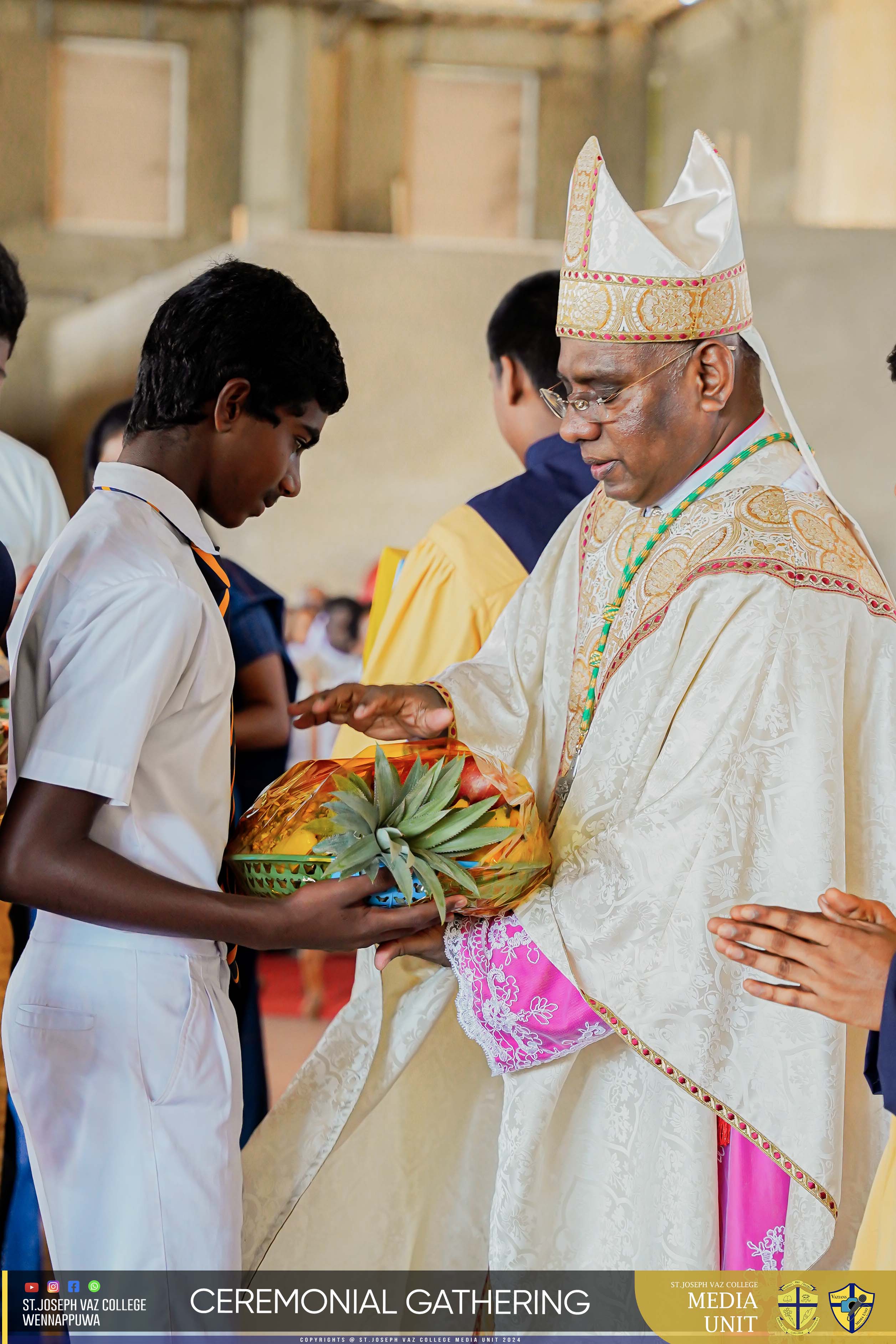 Ceremonial Gathering - Granite Jubilee Fiesta - St. Joseph Vaz College - Wennappuwa - Sri Lanka