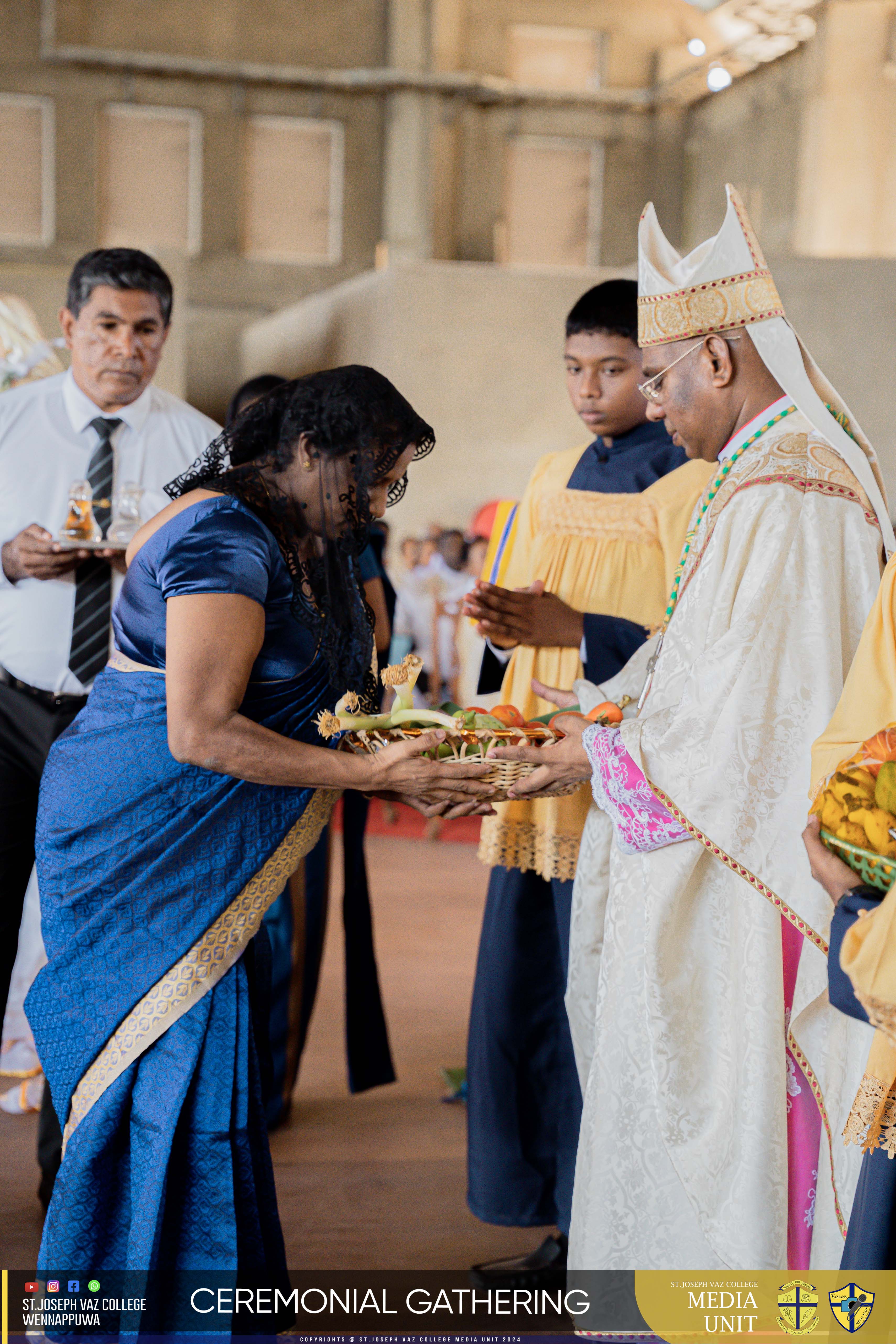 Ceremonial Gathering - Granite Jubilee Fiesta - St. Joseph Vaz College - Wennappuwa - Sri Lanka