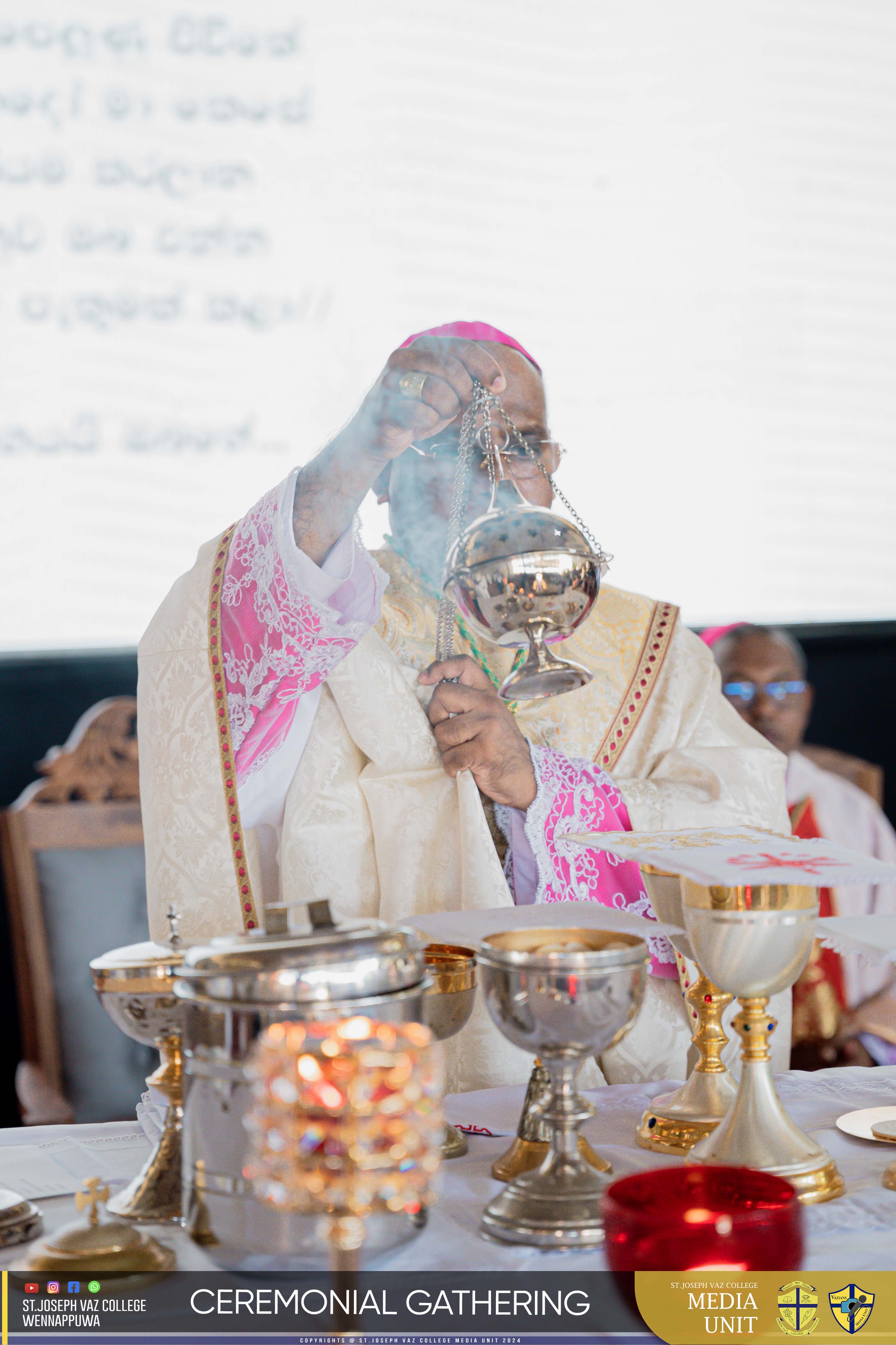 Ceremonial Gathering - Granite Jubilee Fiesta - St. Joseph Vaz College - Wennappuwa - Sri Lanka