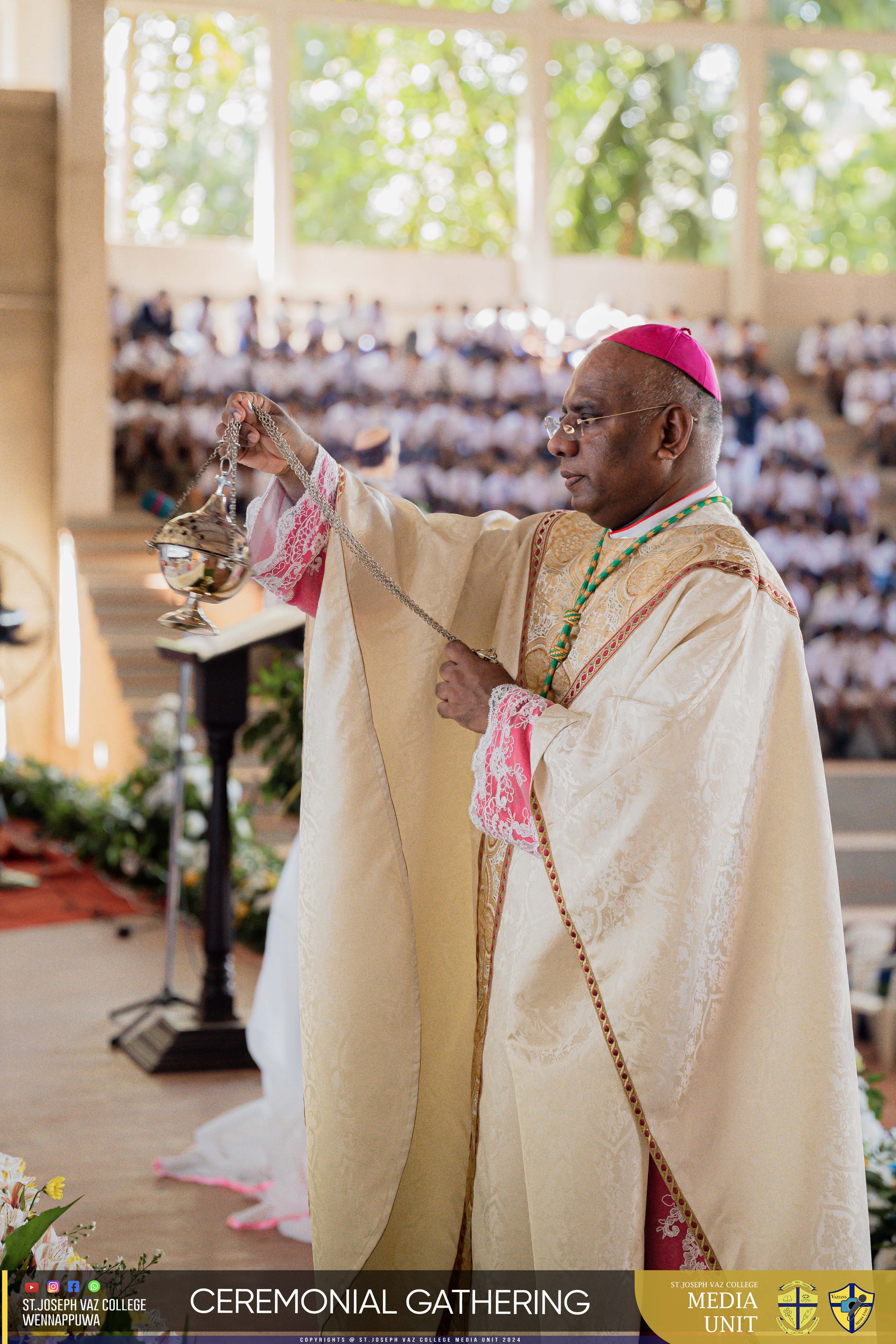 Ceremonial Gathering - Granite Jubilee Fiesta - St. Joseph Vaz College - Wennappuwa - Sri Lanka