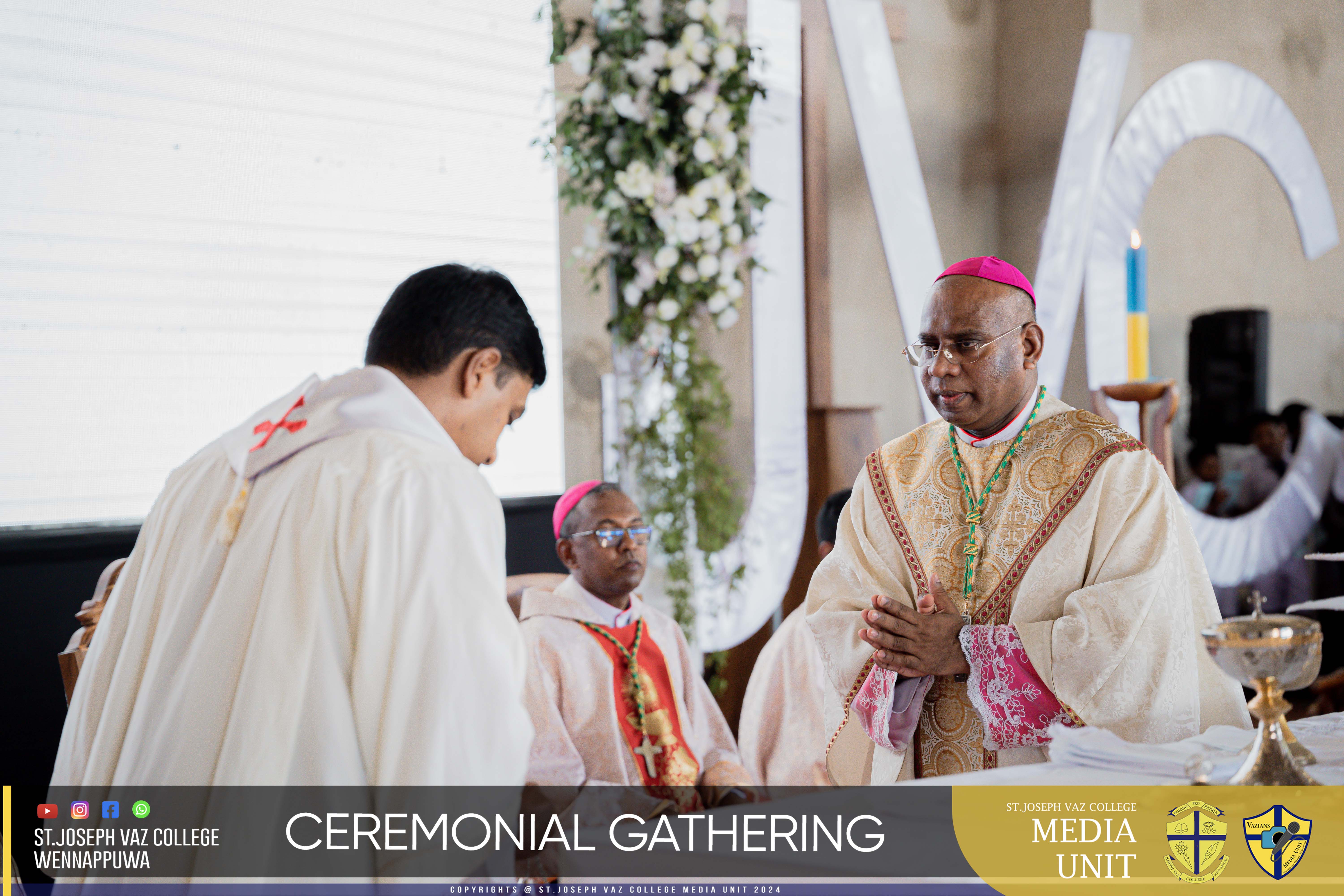 Ceremonial Gathering - Granite Jubilee Fiesta - St. Joseph Vaz College - Wennappuwa - Sri Lanka